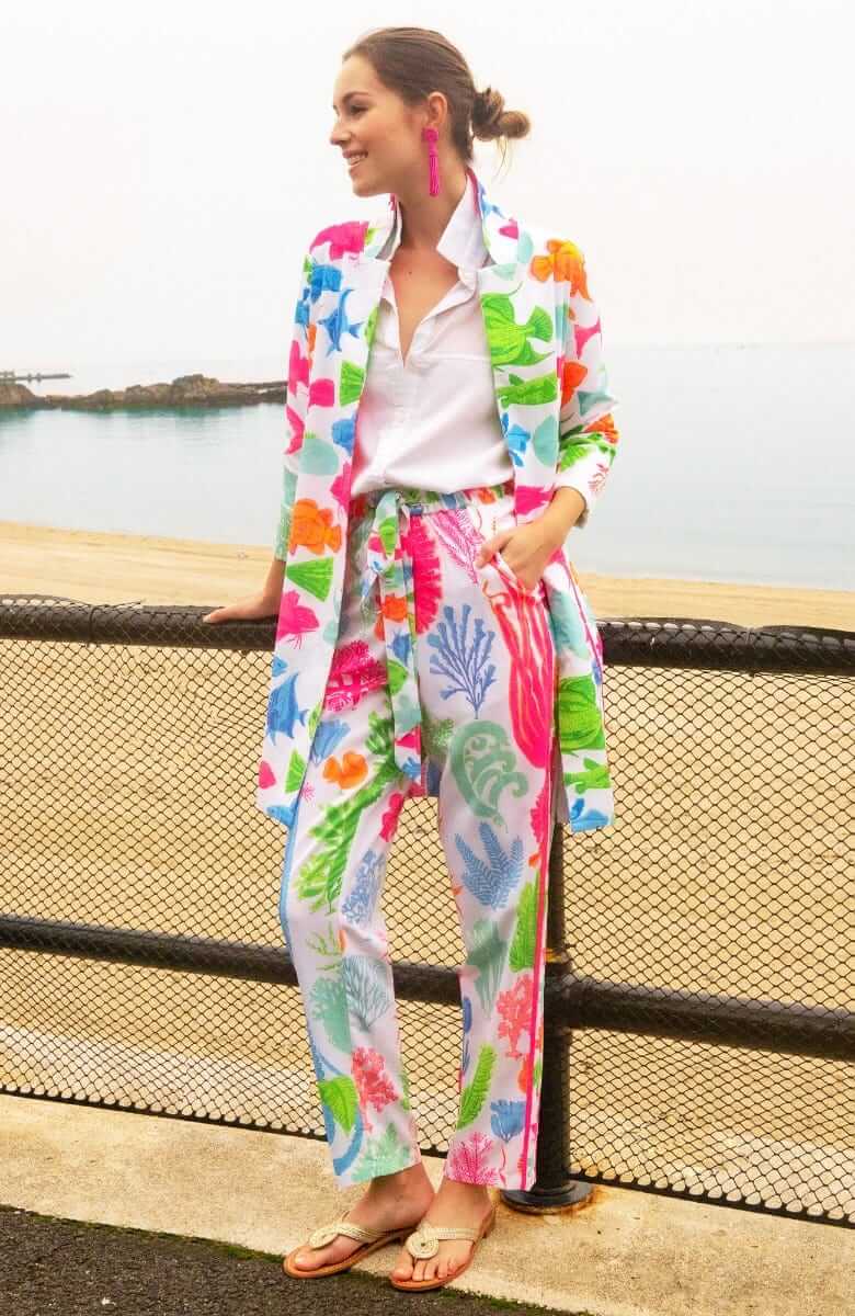 Double Trouble Jacket - Sea Sway - Final Sale Brights