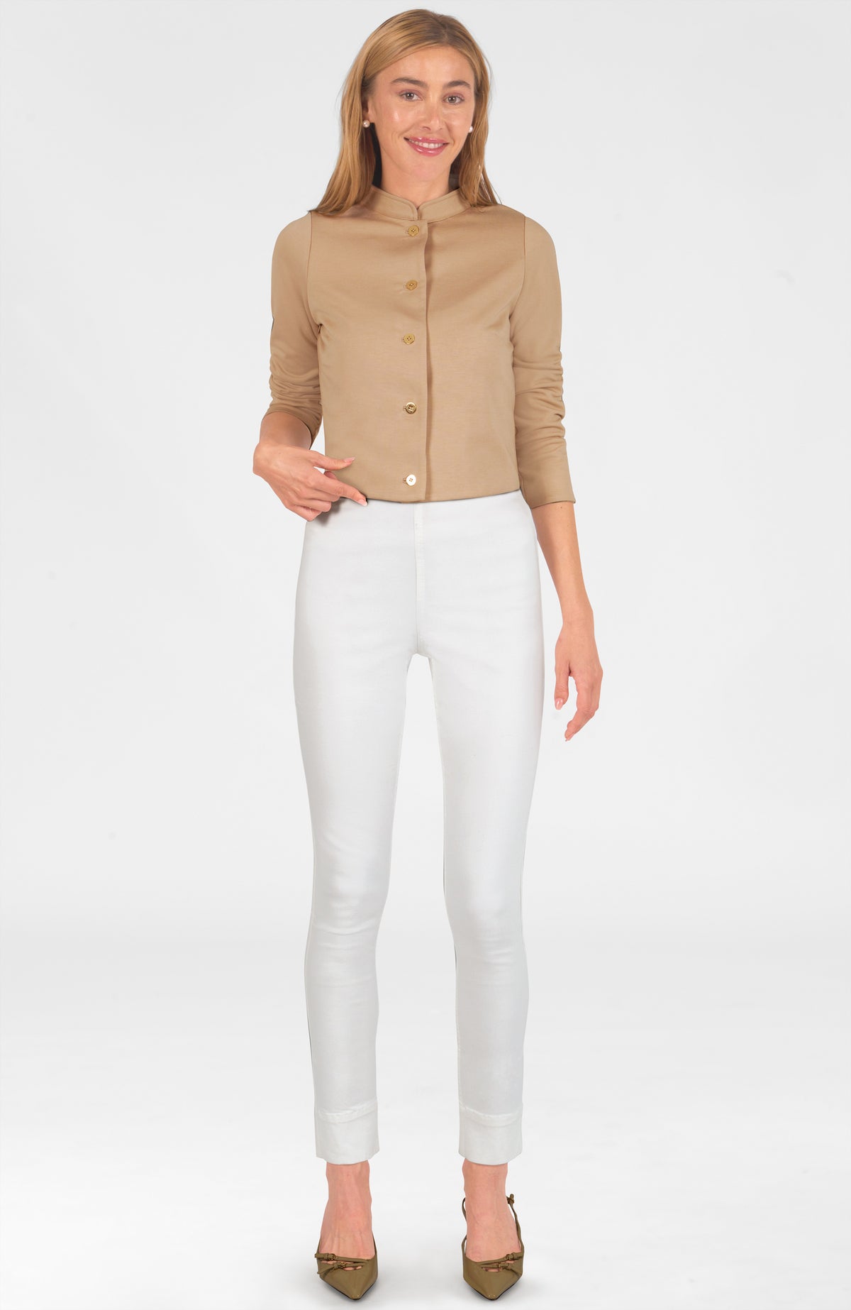 Flawless Jacket - Ponte Khaki