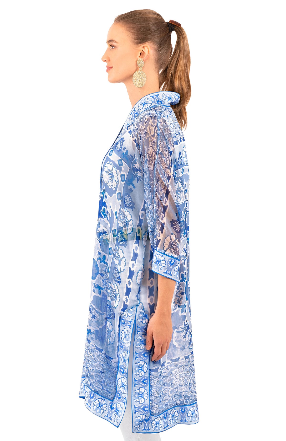 Kimono Jacket - Watteau Blues