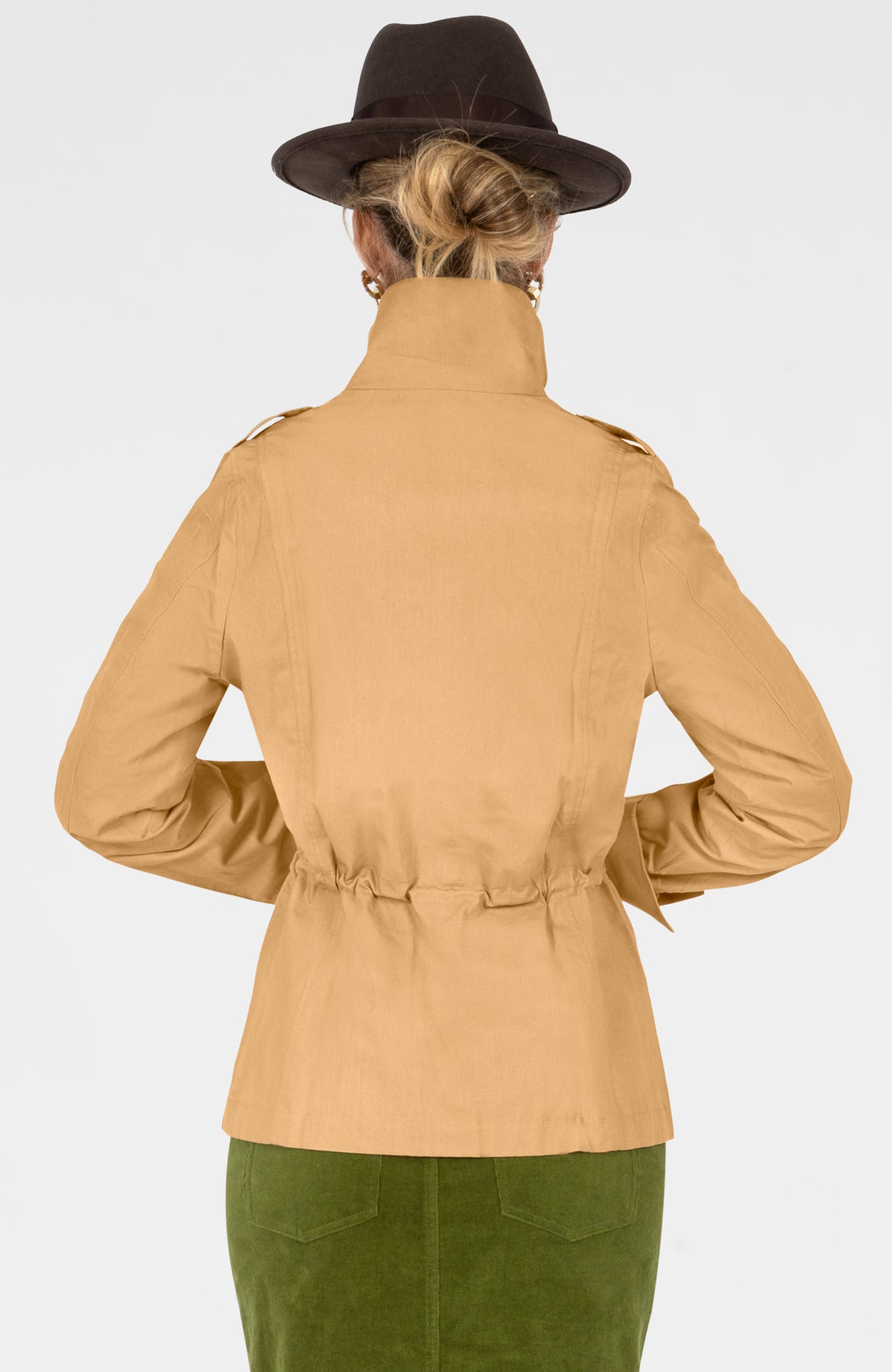 Military Jane Jacket - Solid Khaki