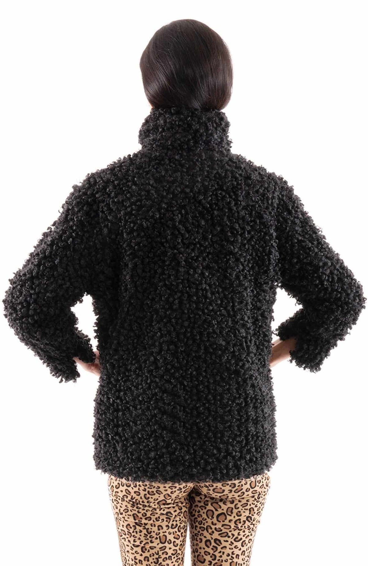 Poodle Doodle Jacket - Final Sale Black