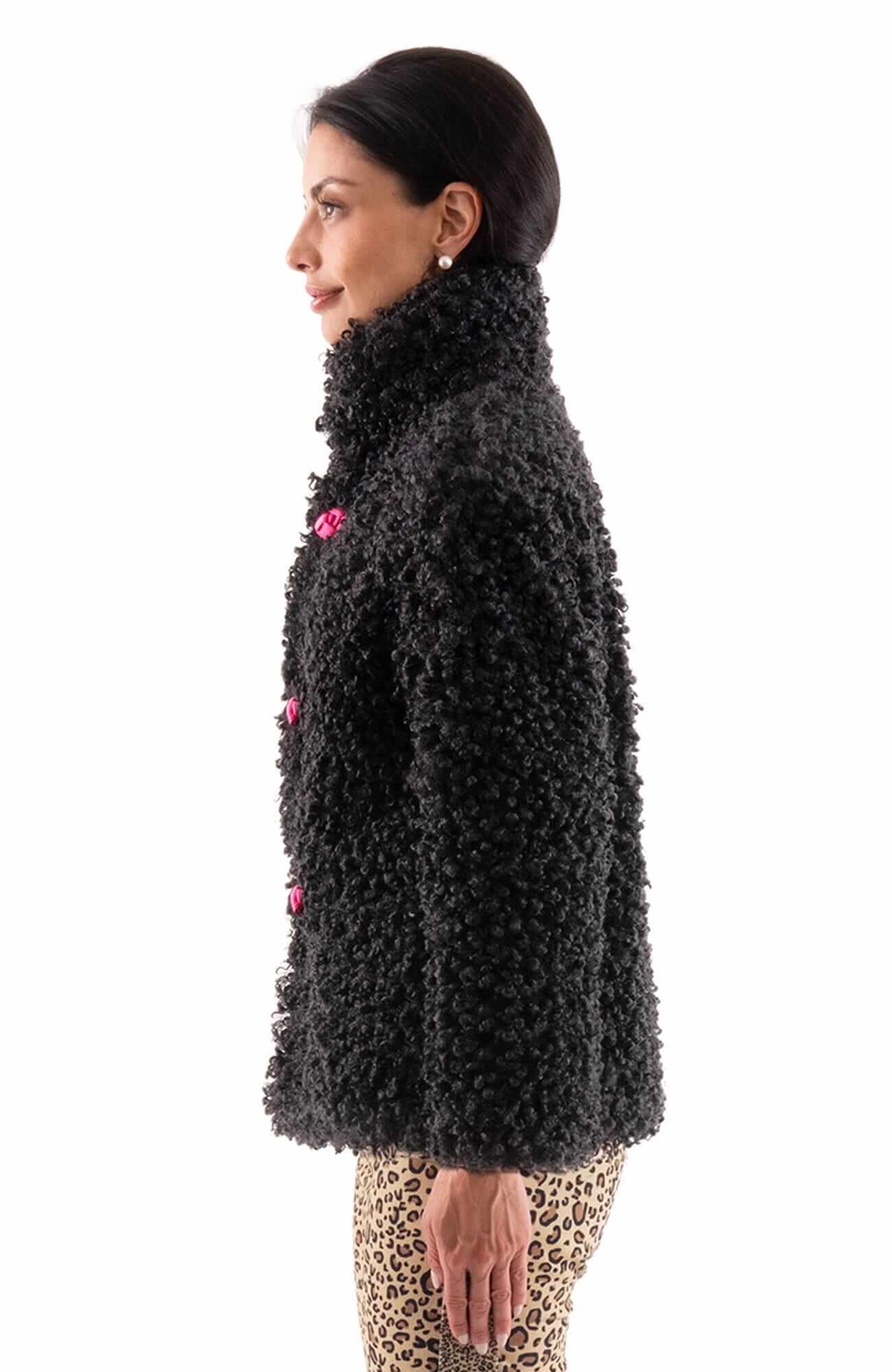 Poodle Doodle Jacket - Final Sale Black