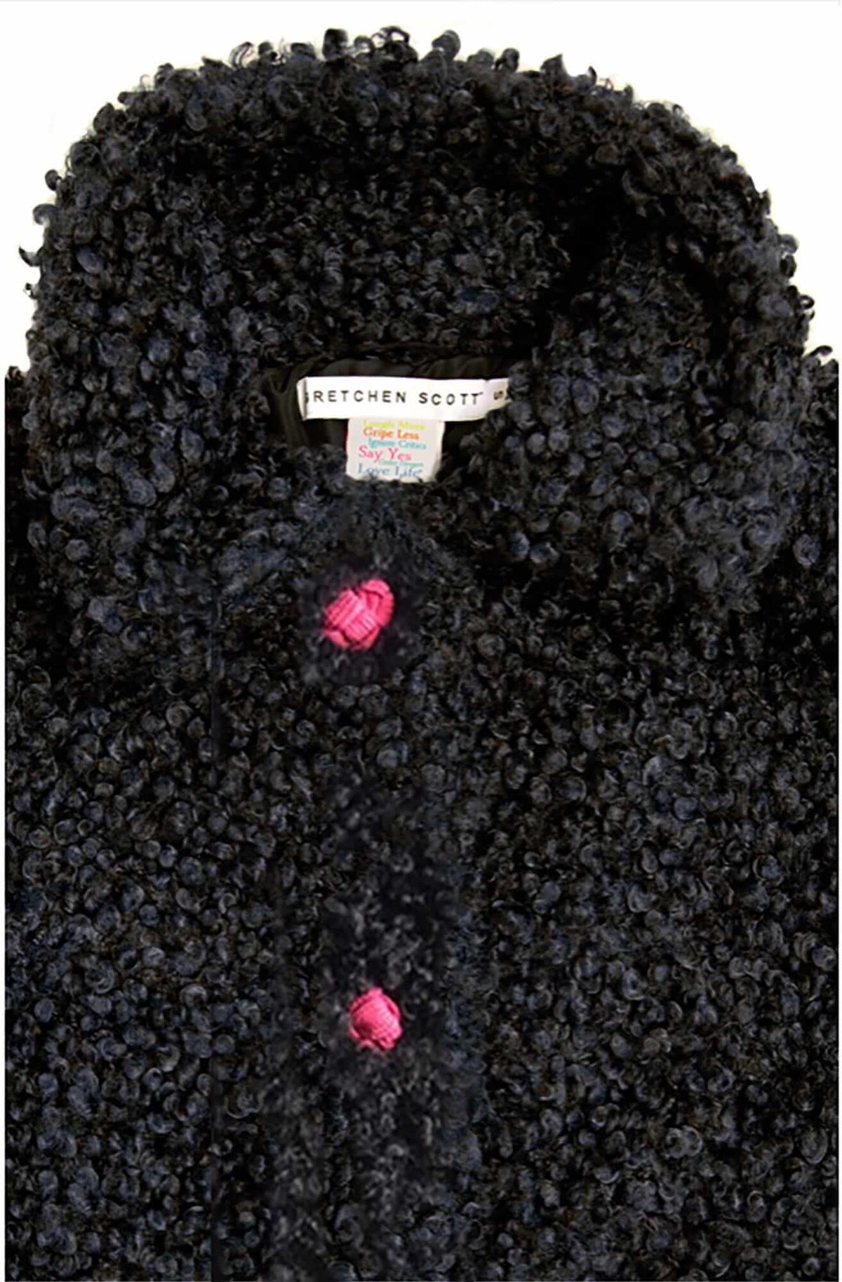 Poodle Doodle Jacket - Final Sale Black