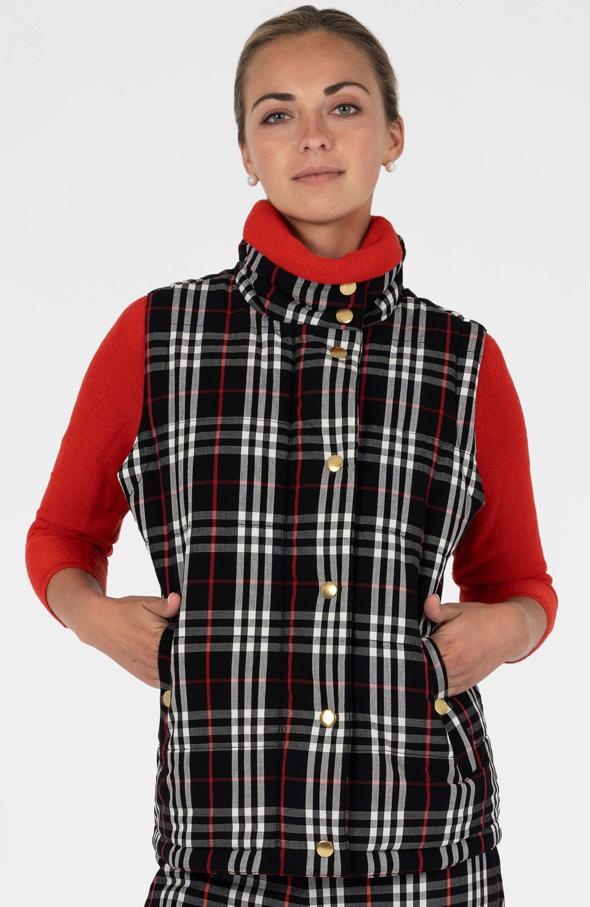 Puffer Vest- Fabuloso Black