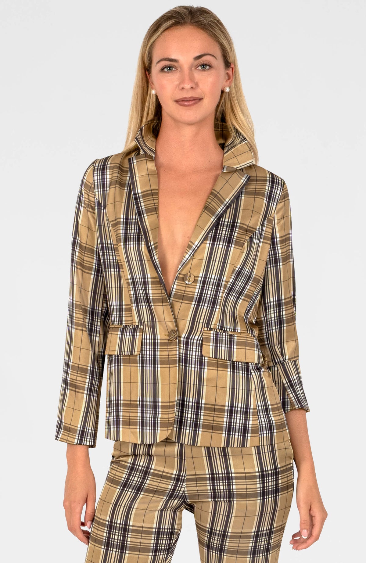 Prepatory Saville Jacket - Belgravia Plaid