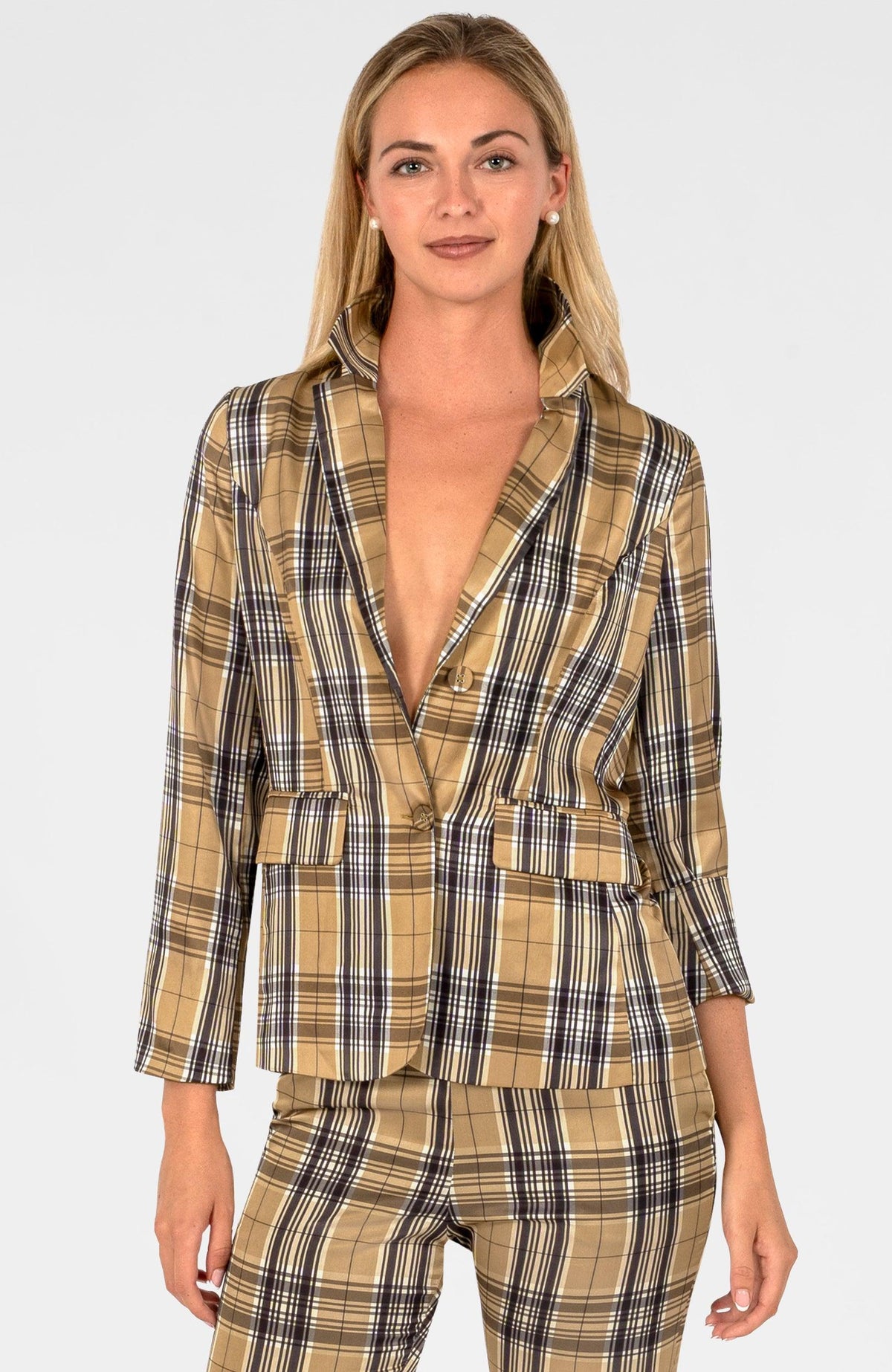 JKPRBG-KHK-1_c85f5c38-e057-4f59-8334-a3a368a99fc0 - Savile Jacket - Belgravia Plaid - Clothing - Gretchen Scott