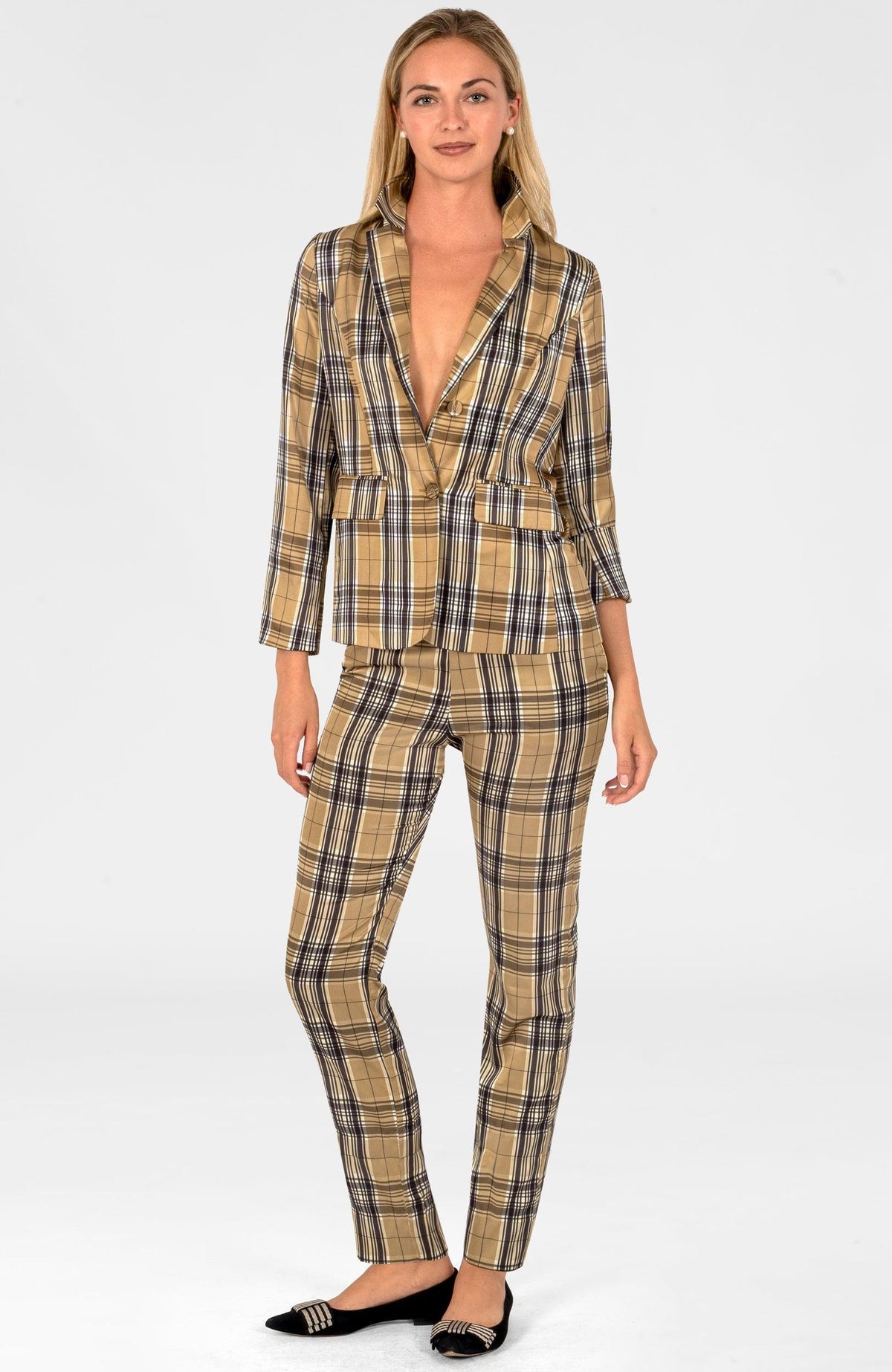 JKPRBG-KHK-4_0b306f7f-68dc-469f-979e-a6bb3b3904cb - Savile Jacket - Belgravia Plaid - Clothing - Gretchen Scott