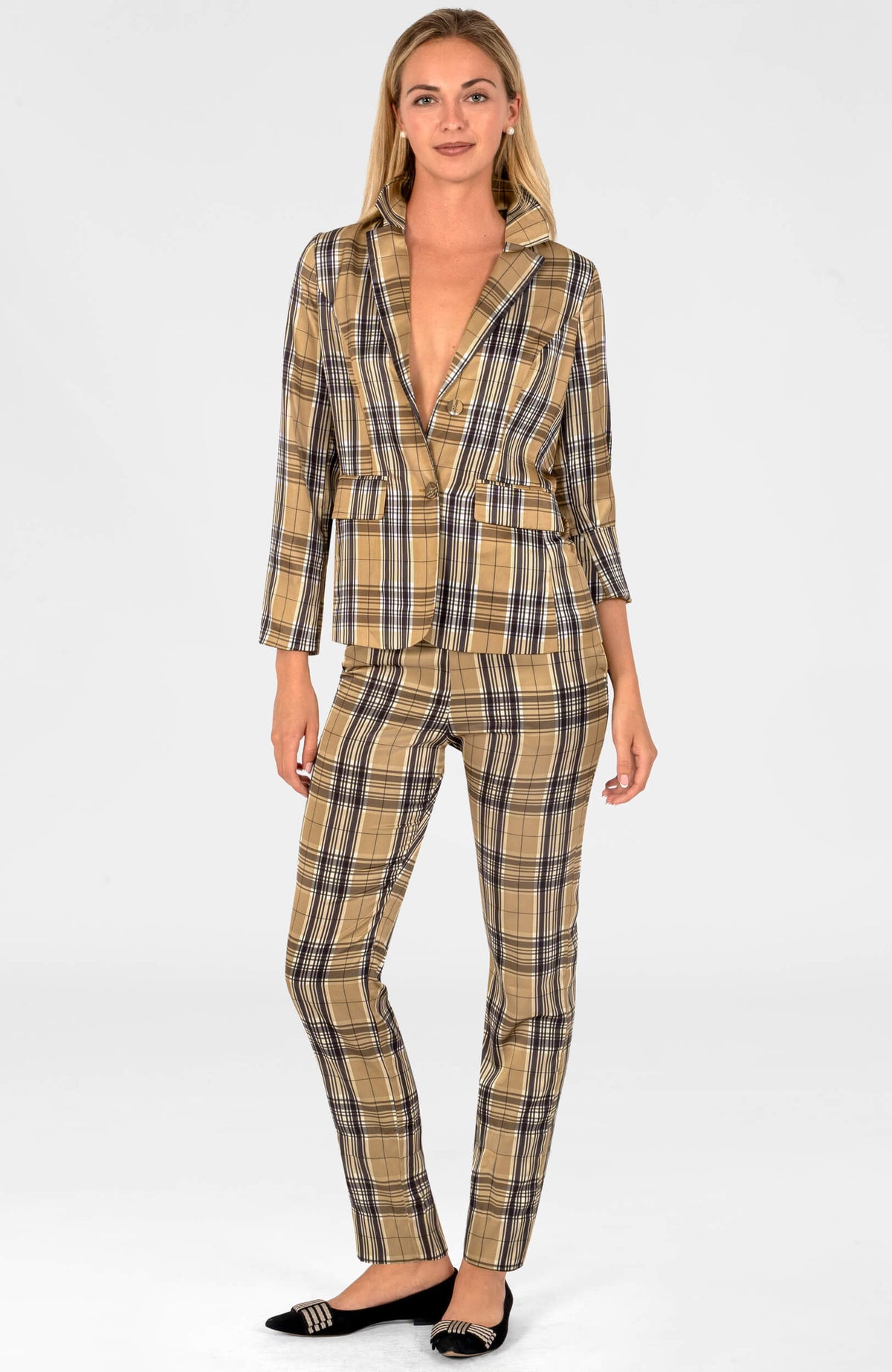 Prepatory Saville Jacket - Belgravia Plaid