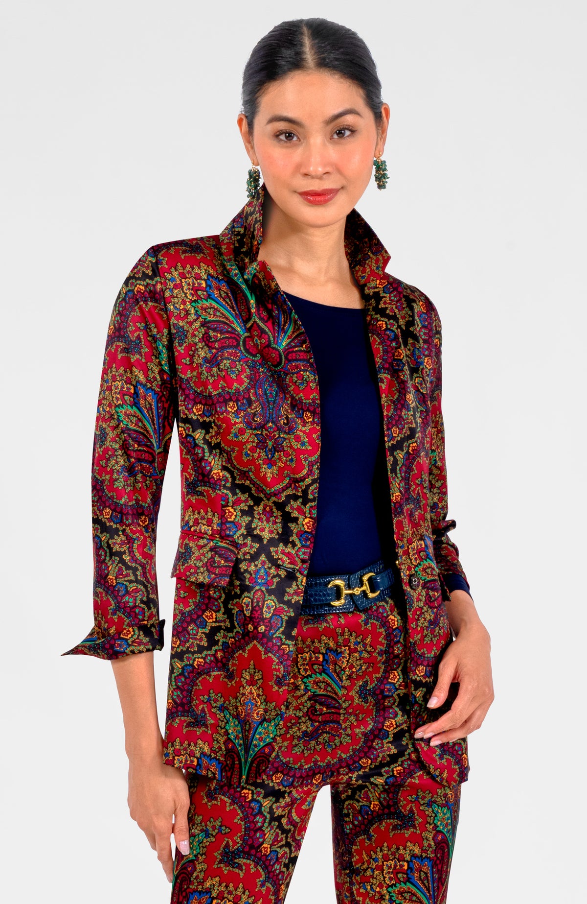 Preparatory Savile Jacket - Passion Paisley Black