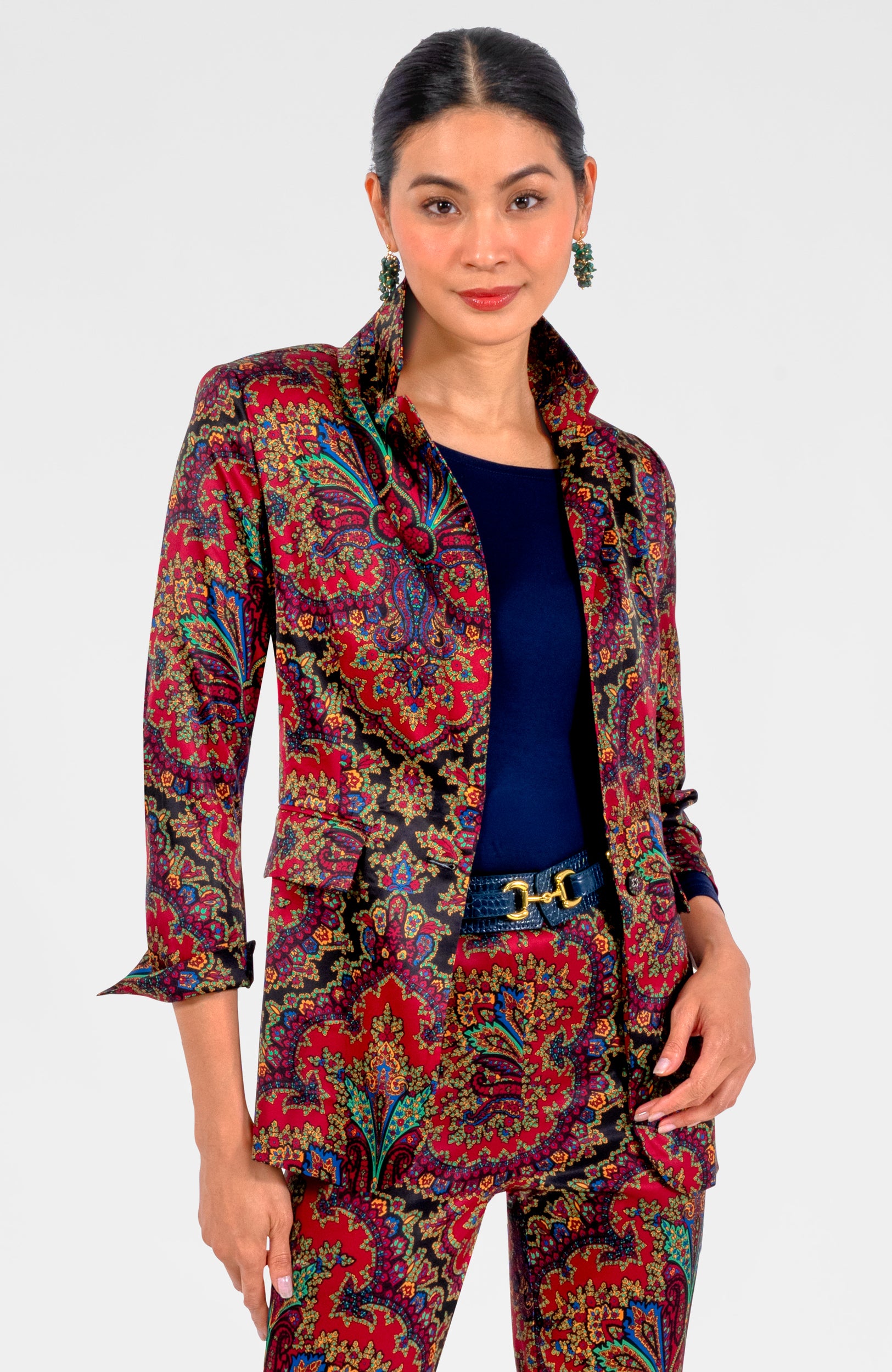 Preparatory Savile Jacket - Passion Paisley Black