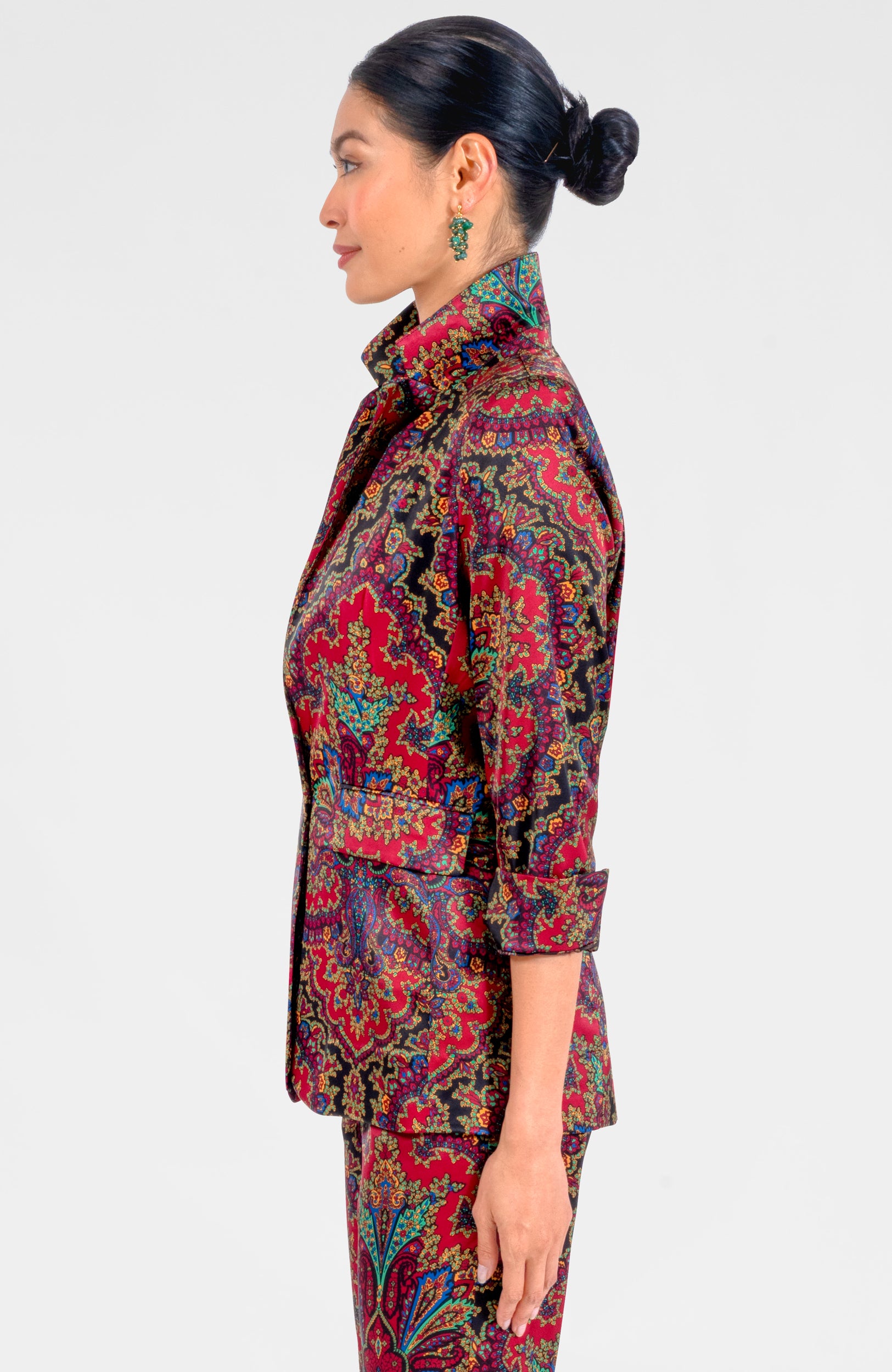 Preparatory Savile Jacket - Passion Paisley Black