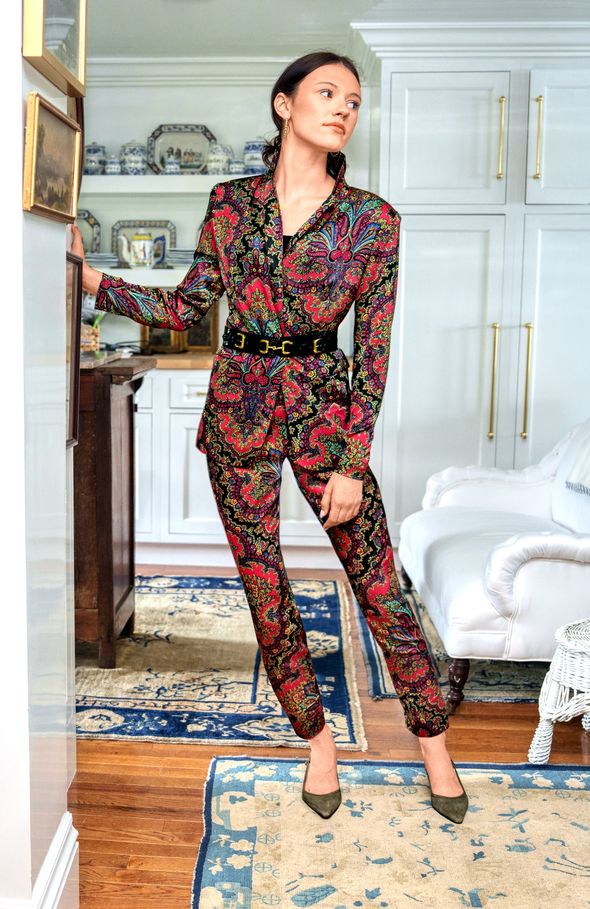 Preparatory Savile Jacket - Passion Paisley Black