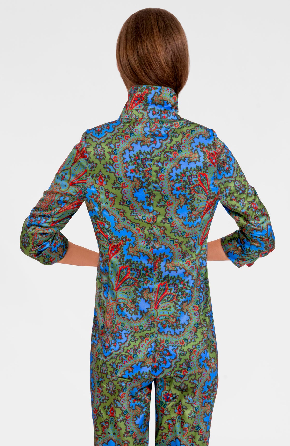 Preparatory Savile Jacket - Passion Paisley Olive