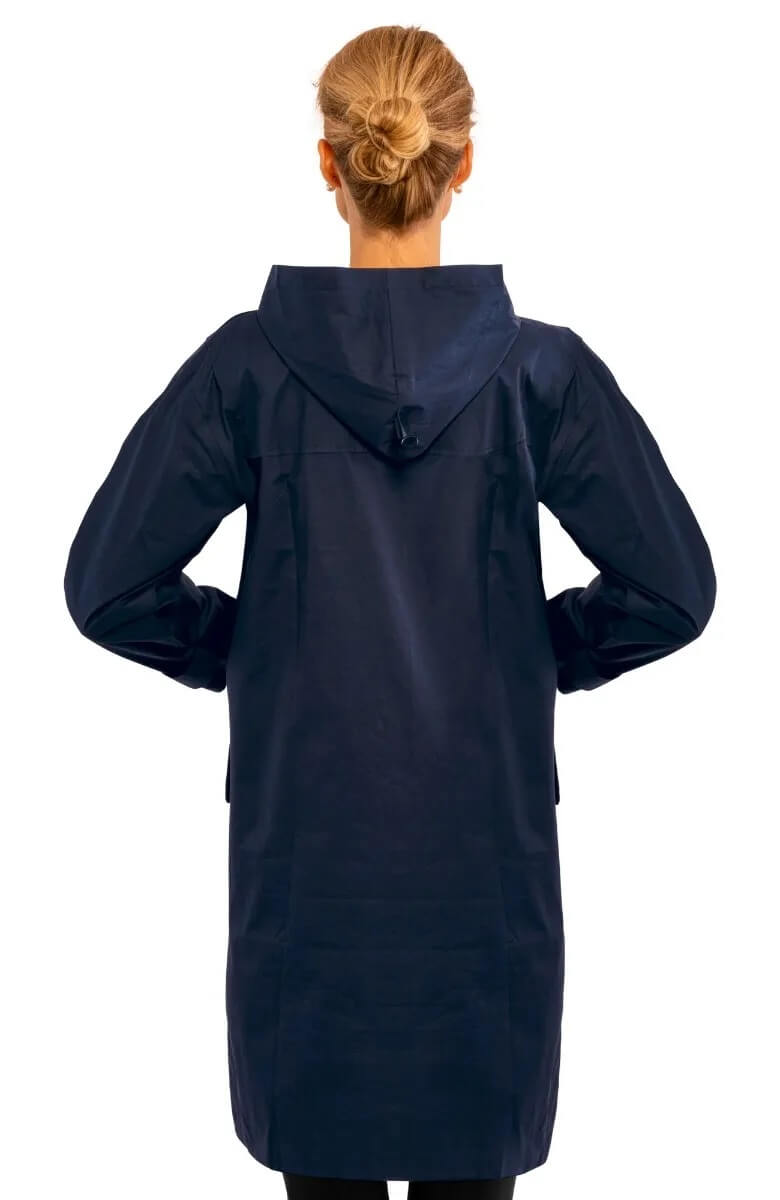 Waxing Elegantly - Rain Jacket Navy