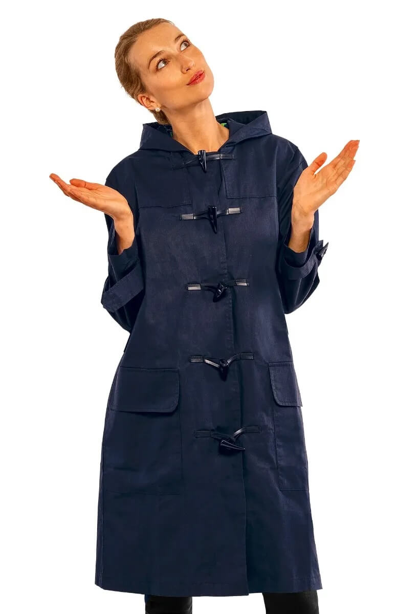 Waxing Elegantly - Rain Jacket Navy