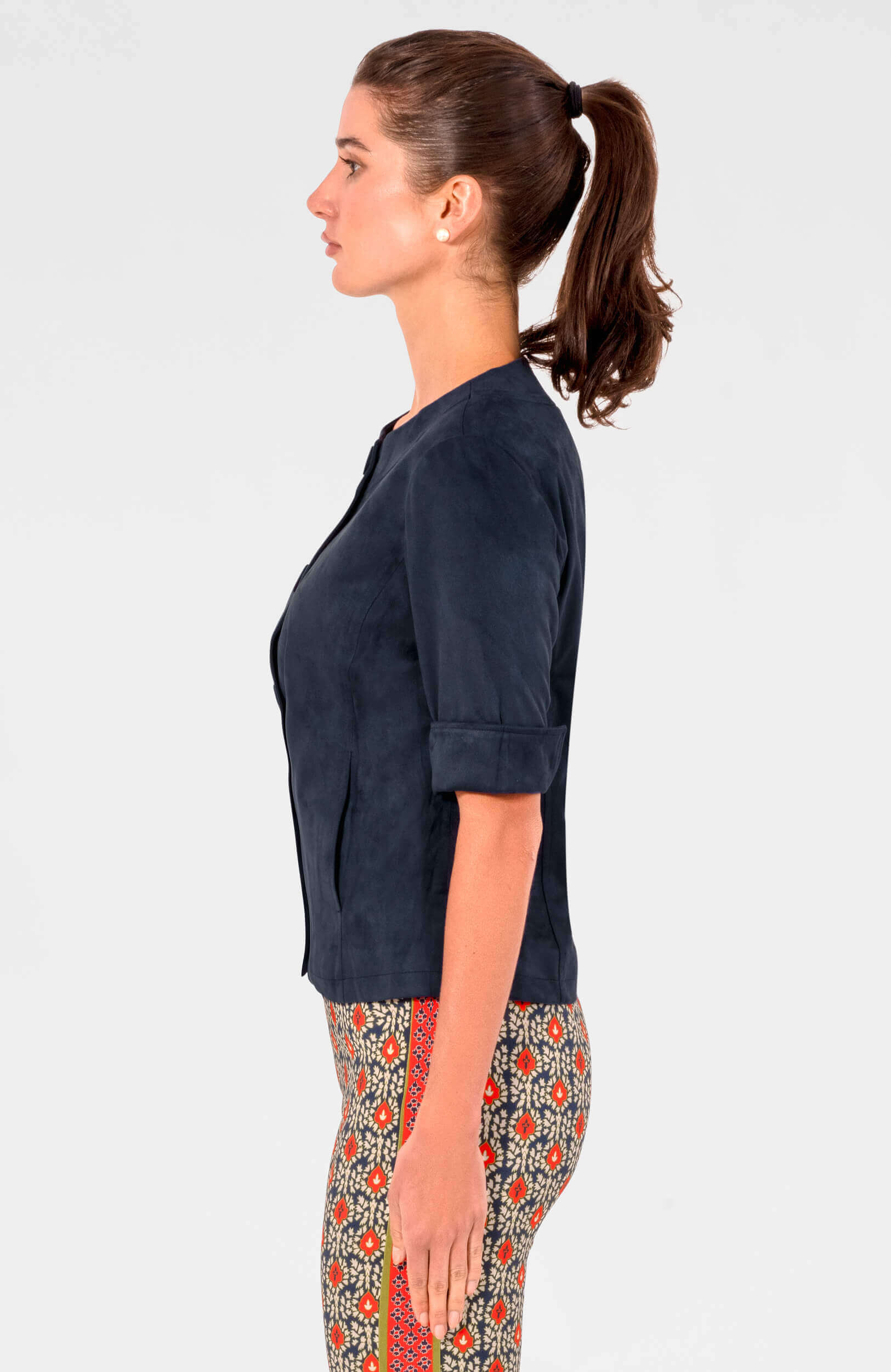 Short Stop Jacket - Ultra Suede Navy