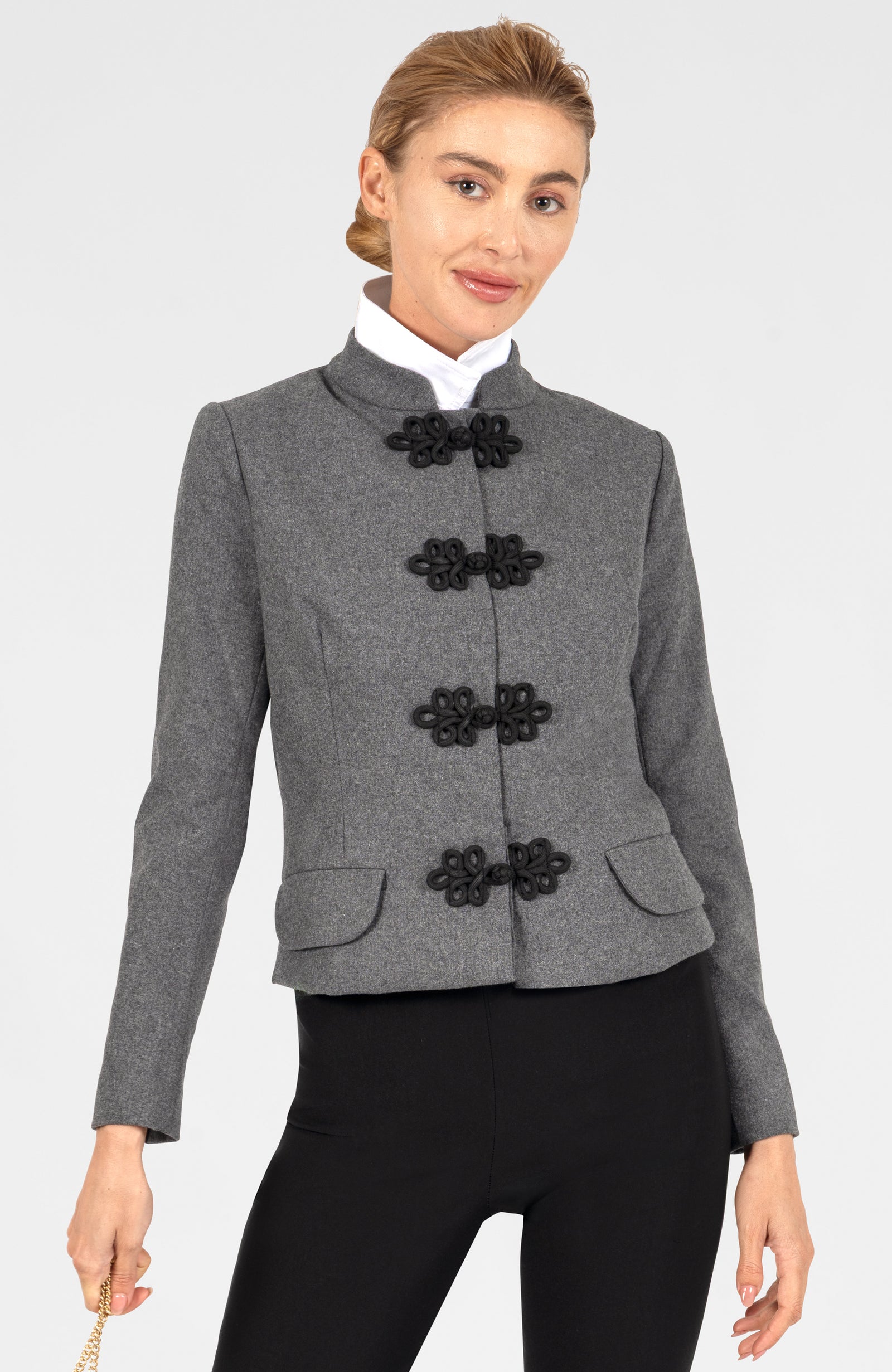 Tying The Knot Jacket Charcoal