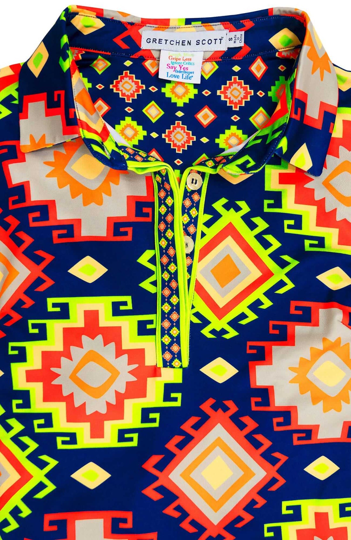 Popover Top - Oberoi - Final Sale Navy