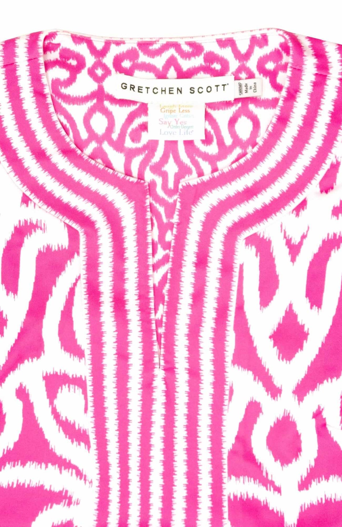 Jersey Split Neck Tunic - Arabesque Pink