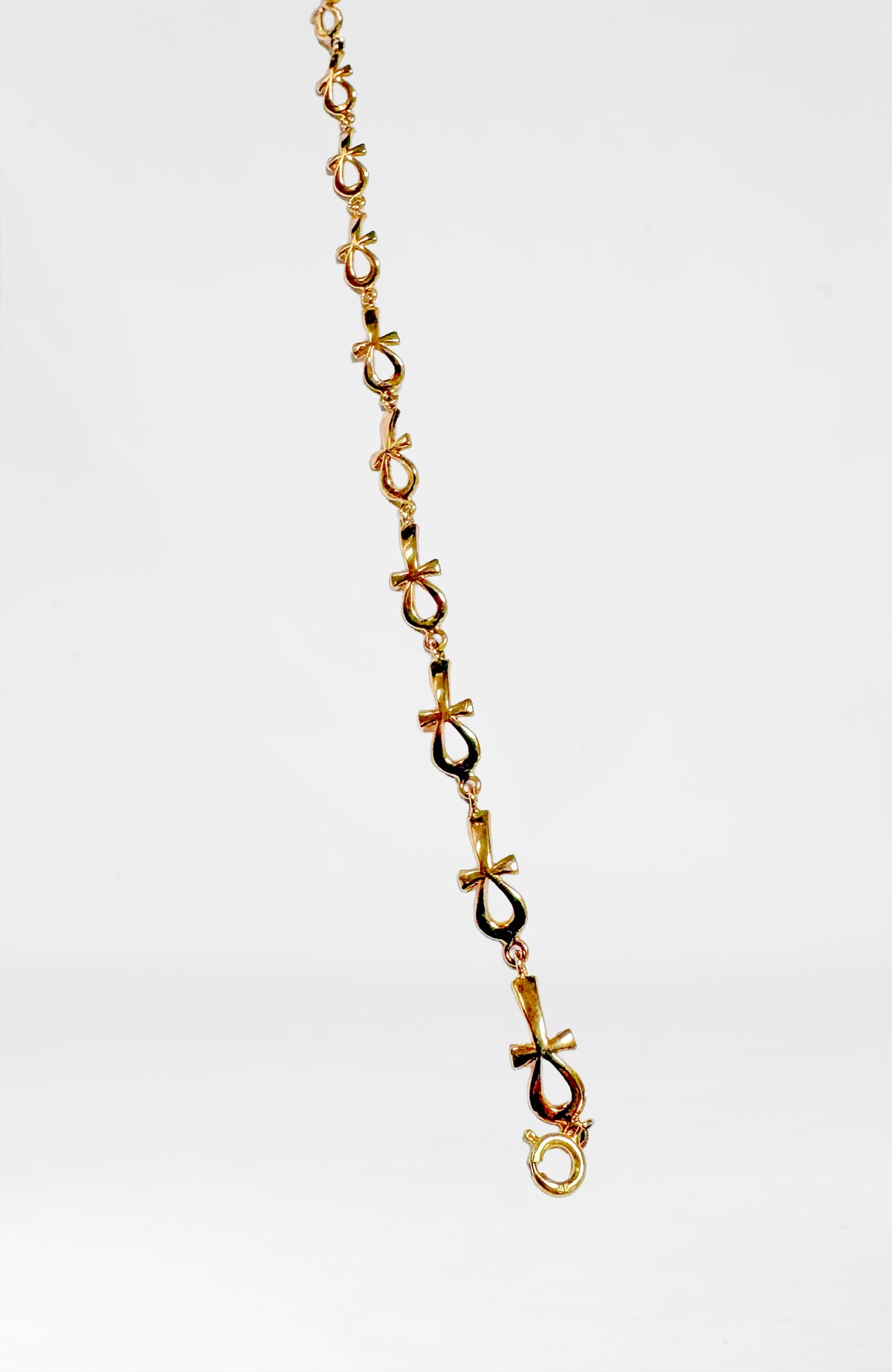 Gold Egyptian Ankh Bracelet14k