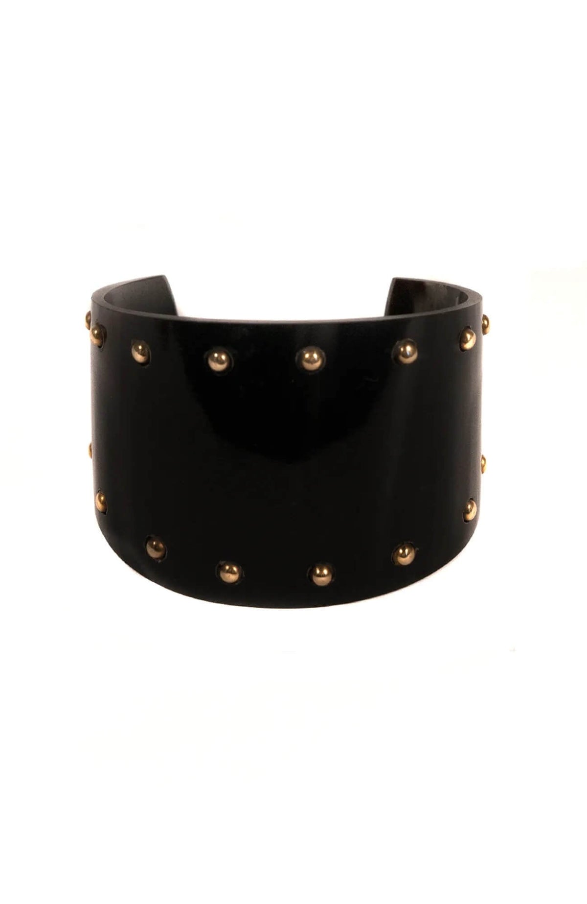"Off the Cuff" w/ Studs Bracelet Dark One Size