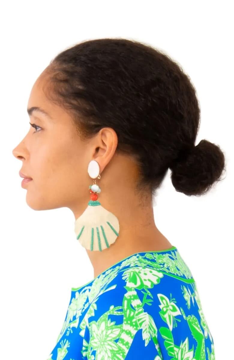 Acapulco Earrings Shell One Size