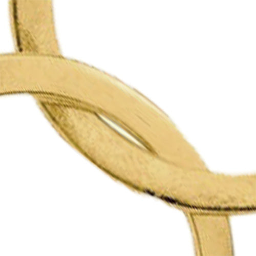 The Double Earrings Gold One Size