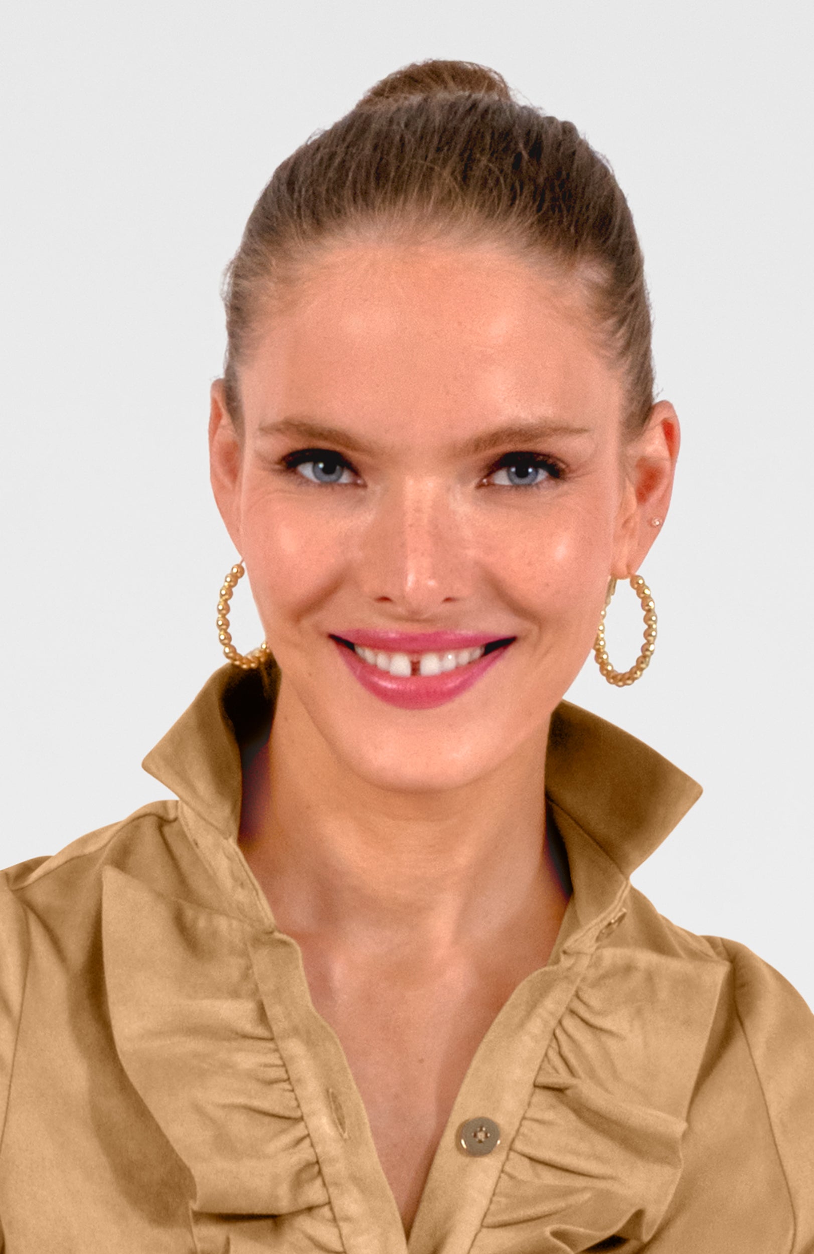 Hoola Hoop II Earring Gold