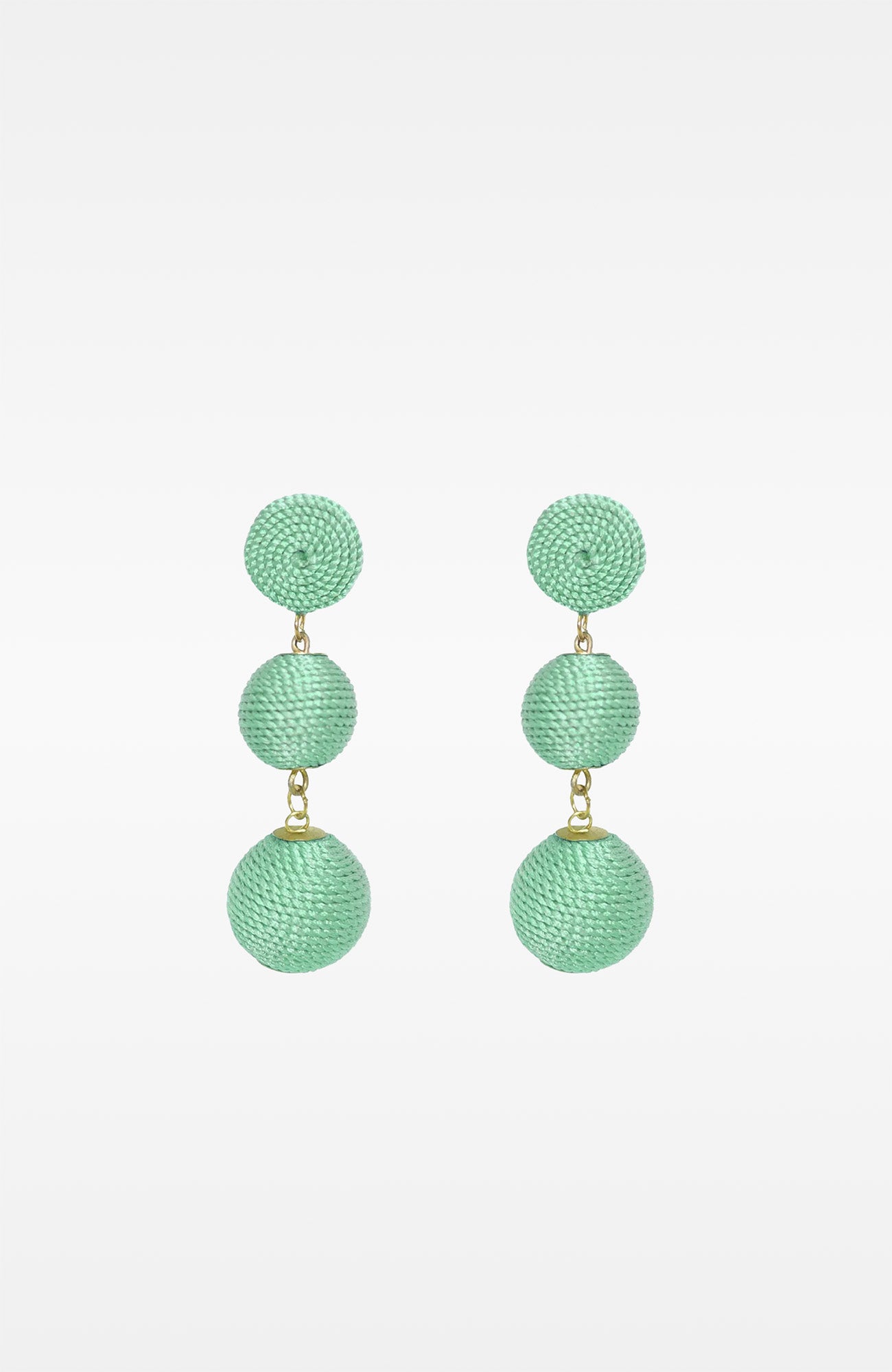 3-Drop Earrings - Durban Seafoam One Size