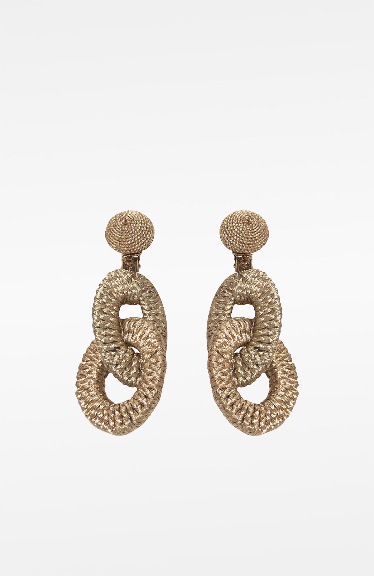 Ring Toss Earrings Gold