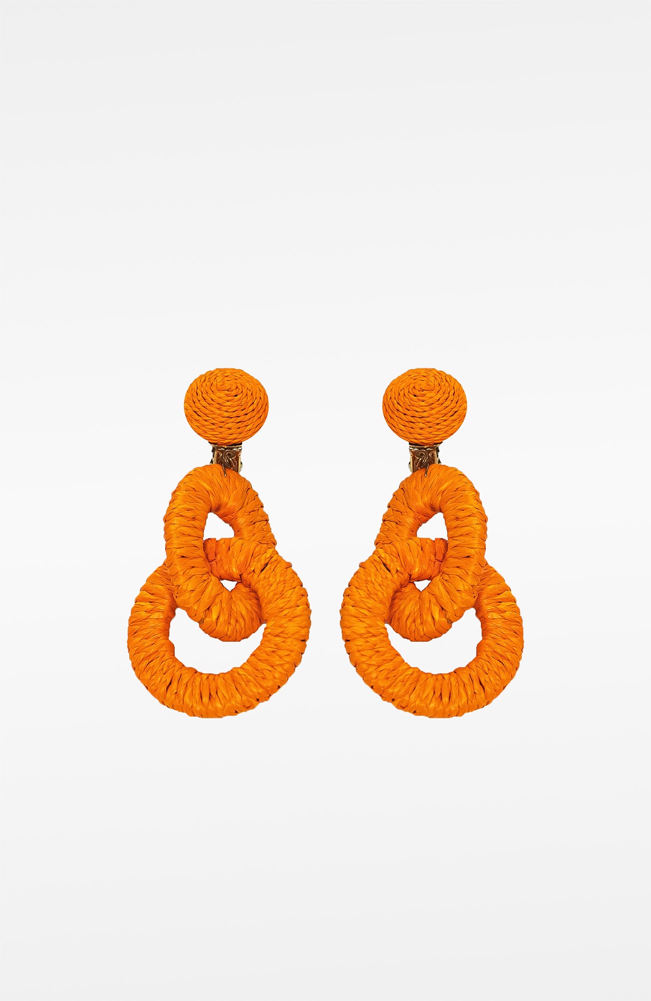 Ring Toss Earrings Orange