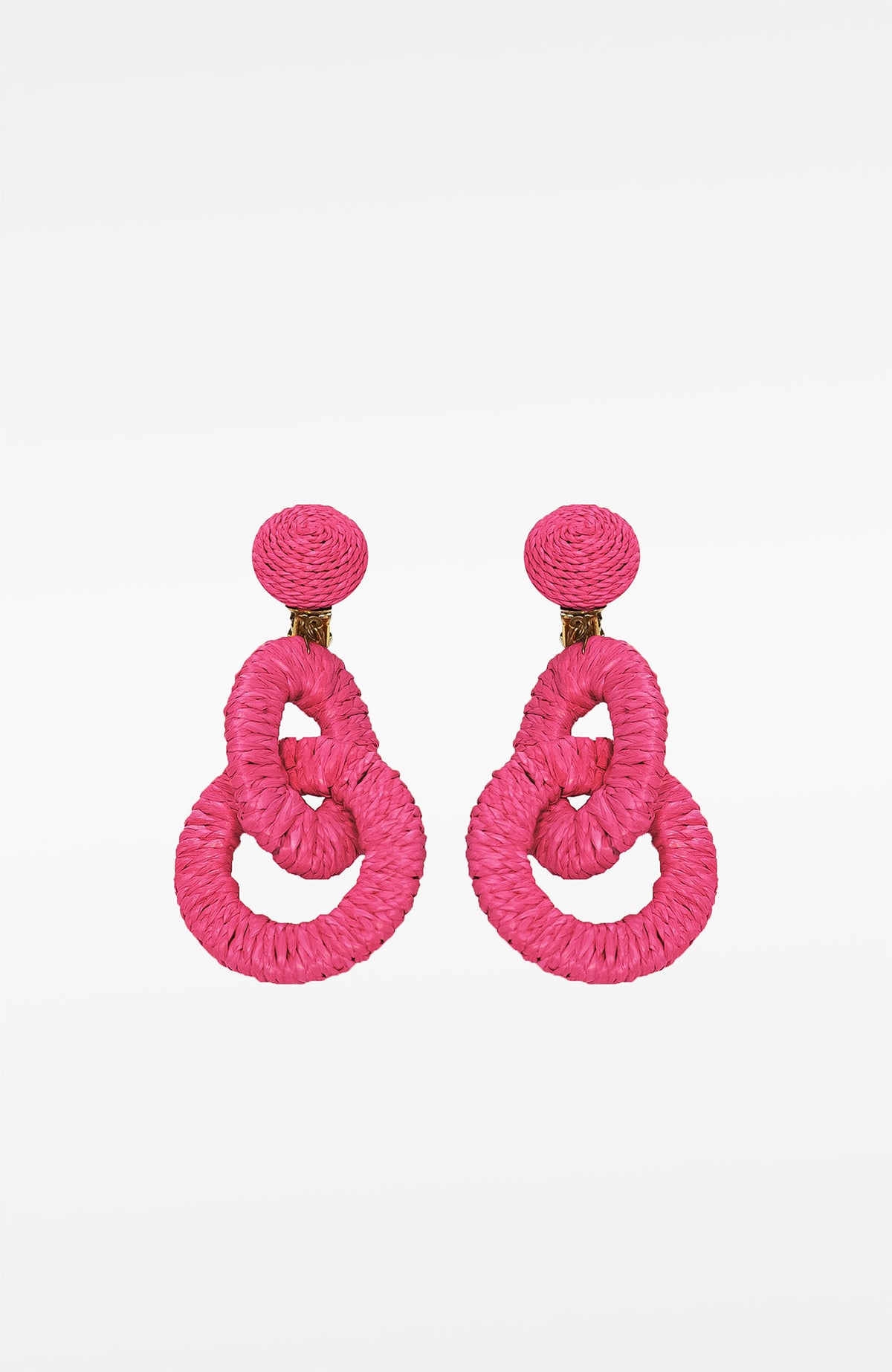 Ring Toss Earrings Pink