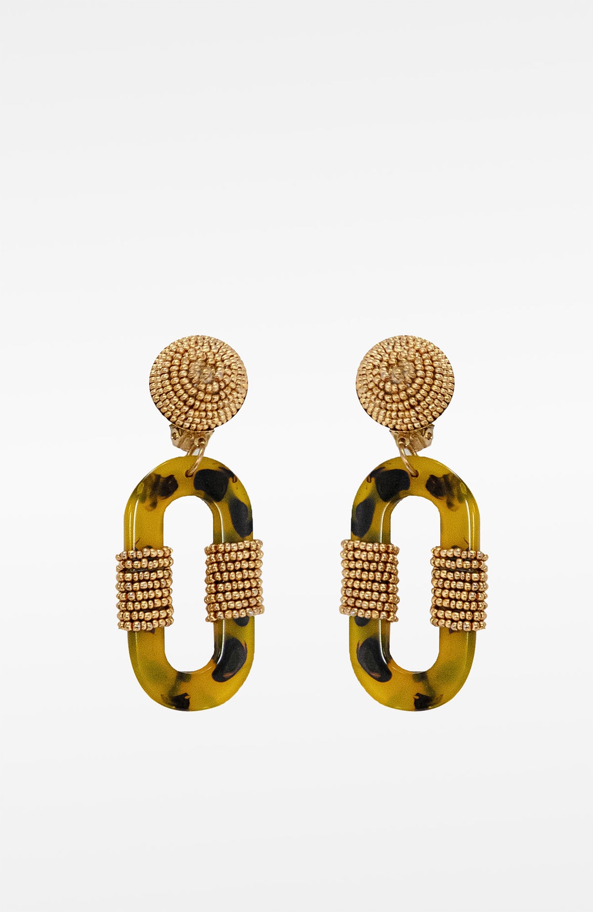 Stonehenge Earrings Tortoise One Size