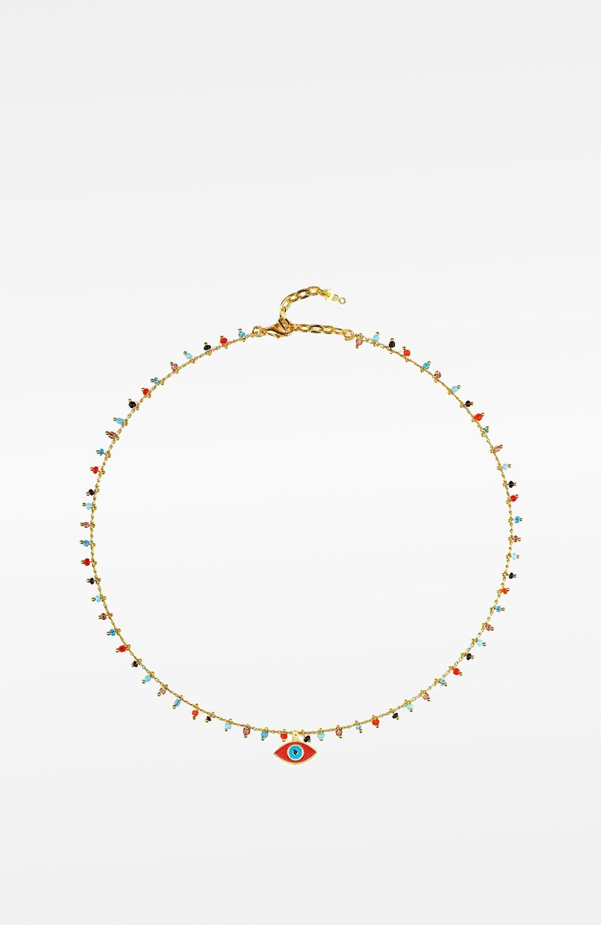 18K Gold Plated Beaded Necklace