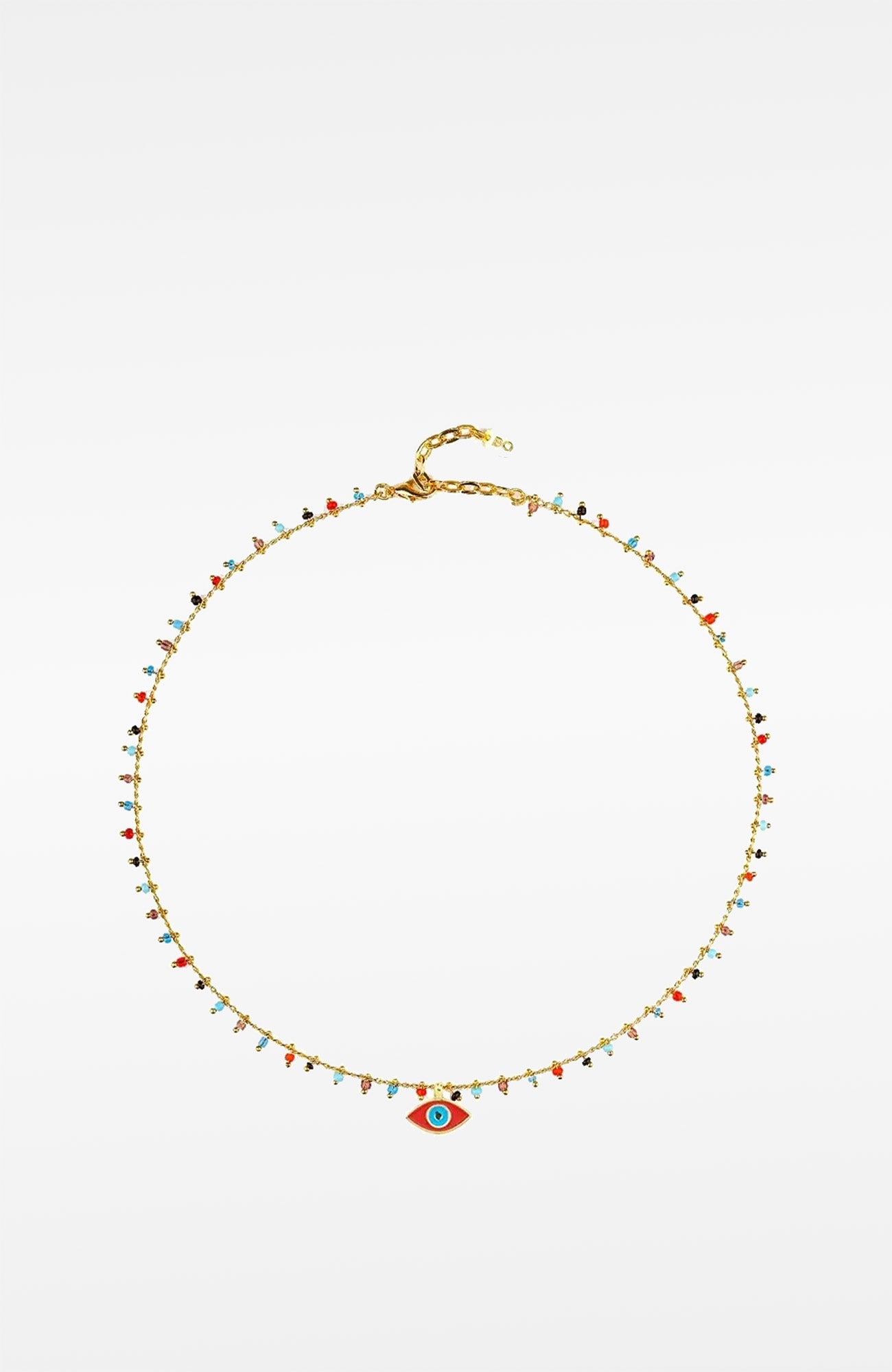 18K Gold Plated Beaded Necklace