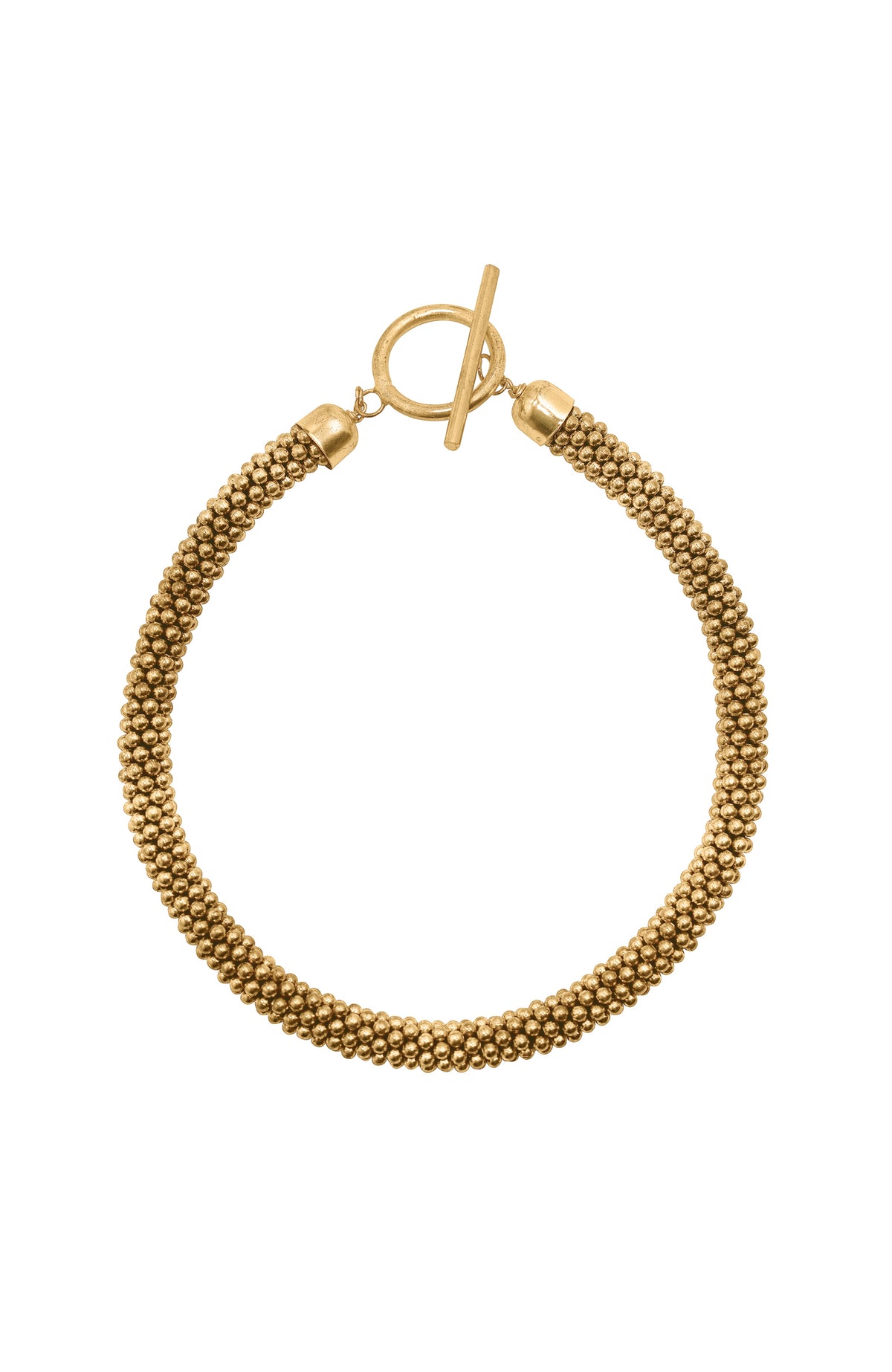 Caviar Necklace Gold