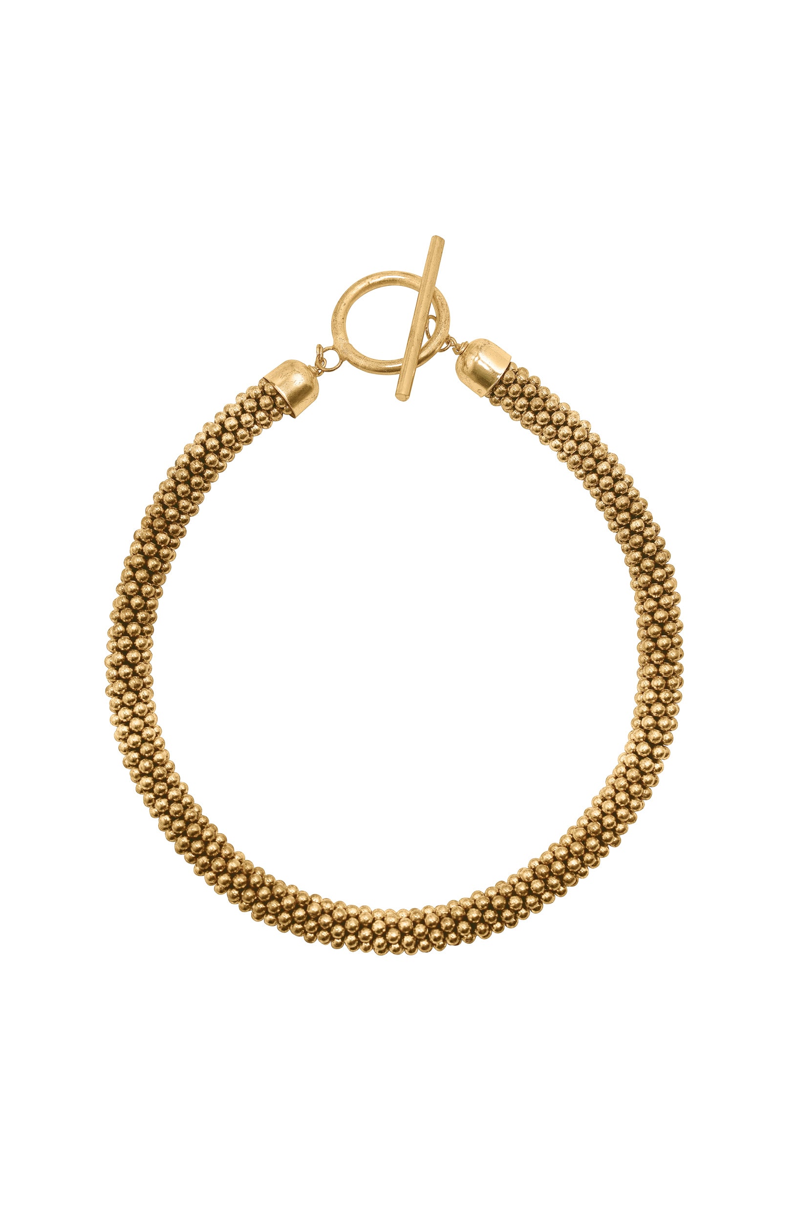Caviar Necklace Gold