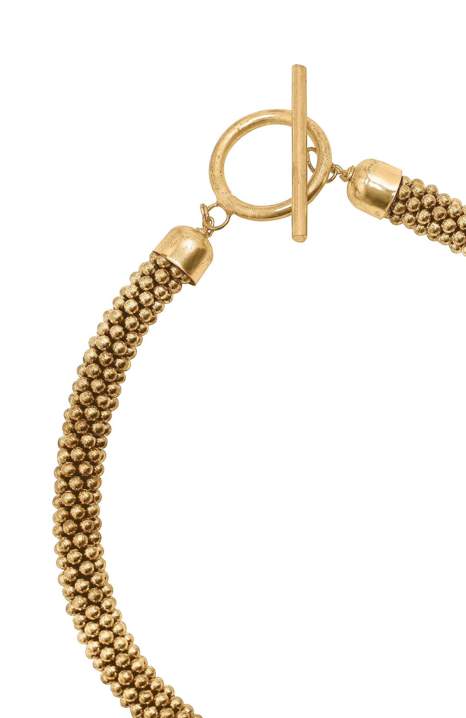 Caviar Necklace Gold