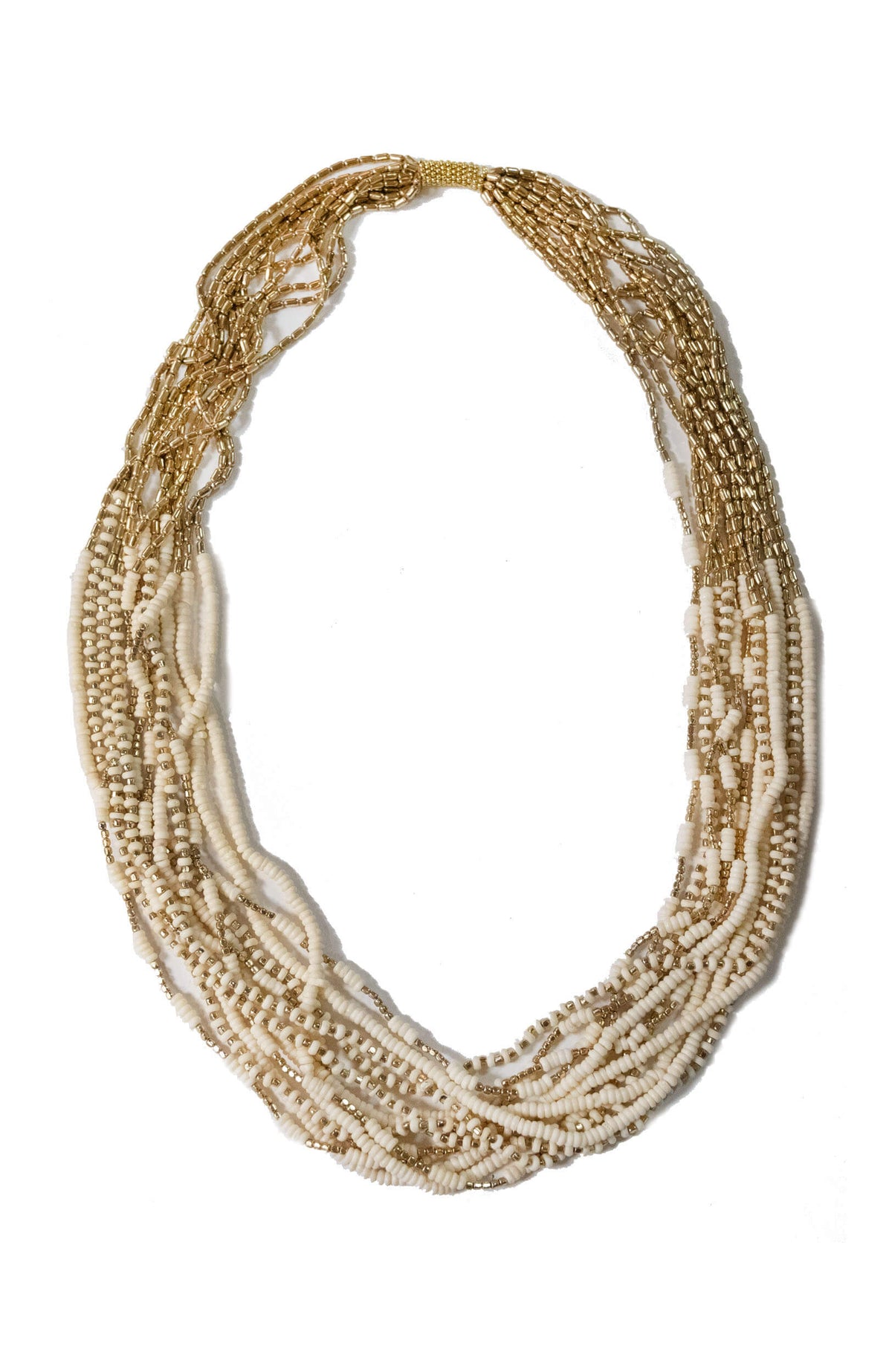 Ivory Coast Necklace White Golld One Size