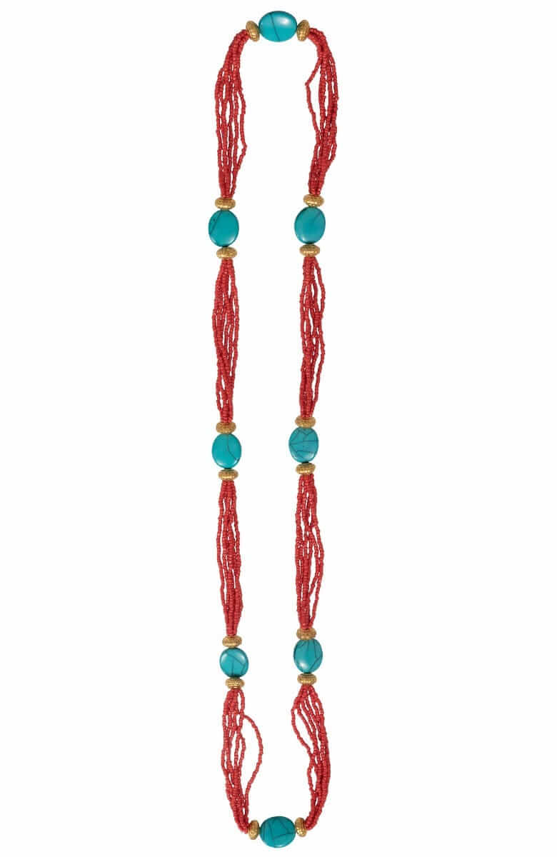 "The Mediterranean" Beaded Necklace