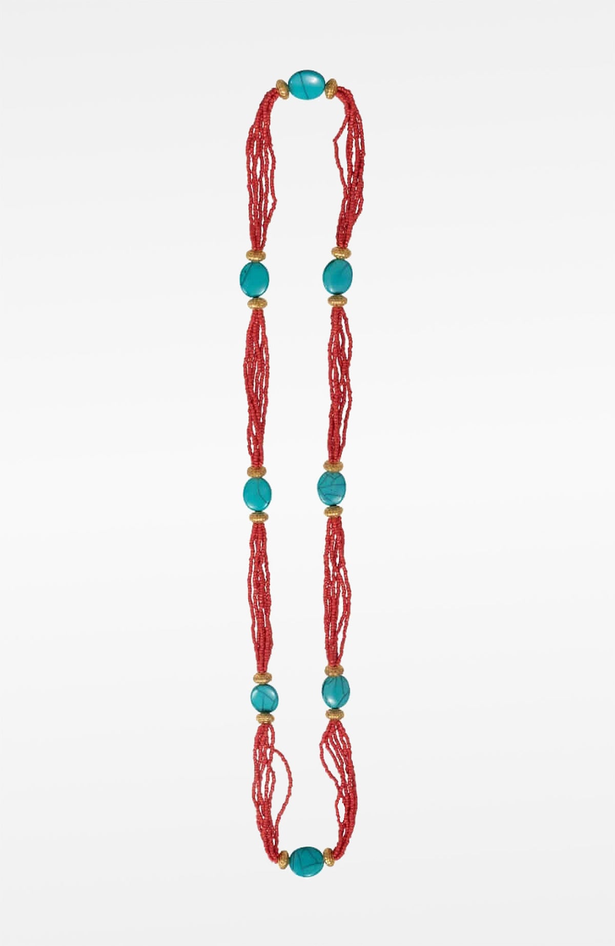 "The Mediterranean" Beaded Necklace