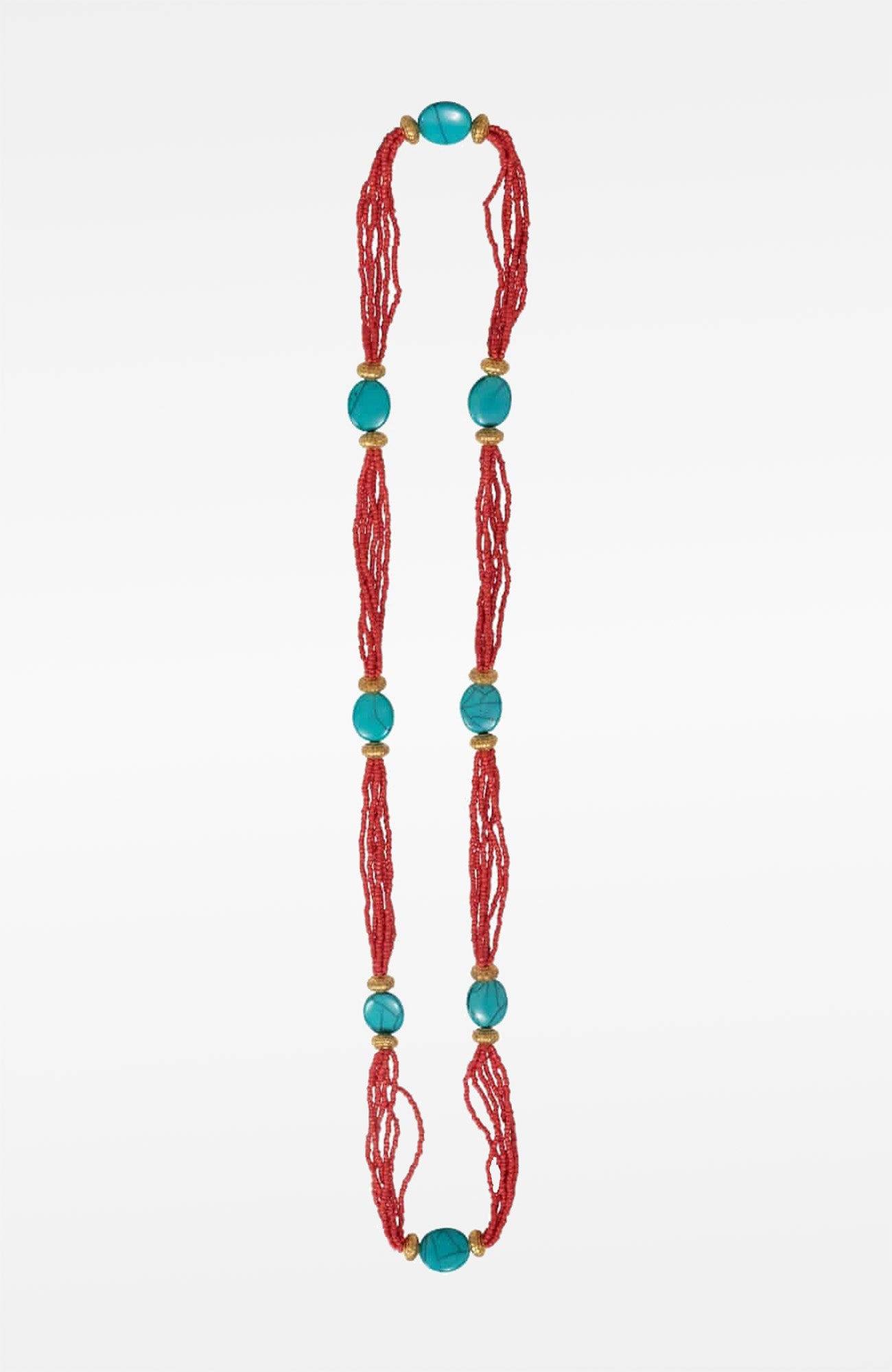 "The Mediterranean" Beaded Necklace
