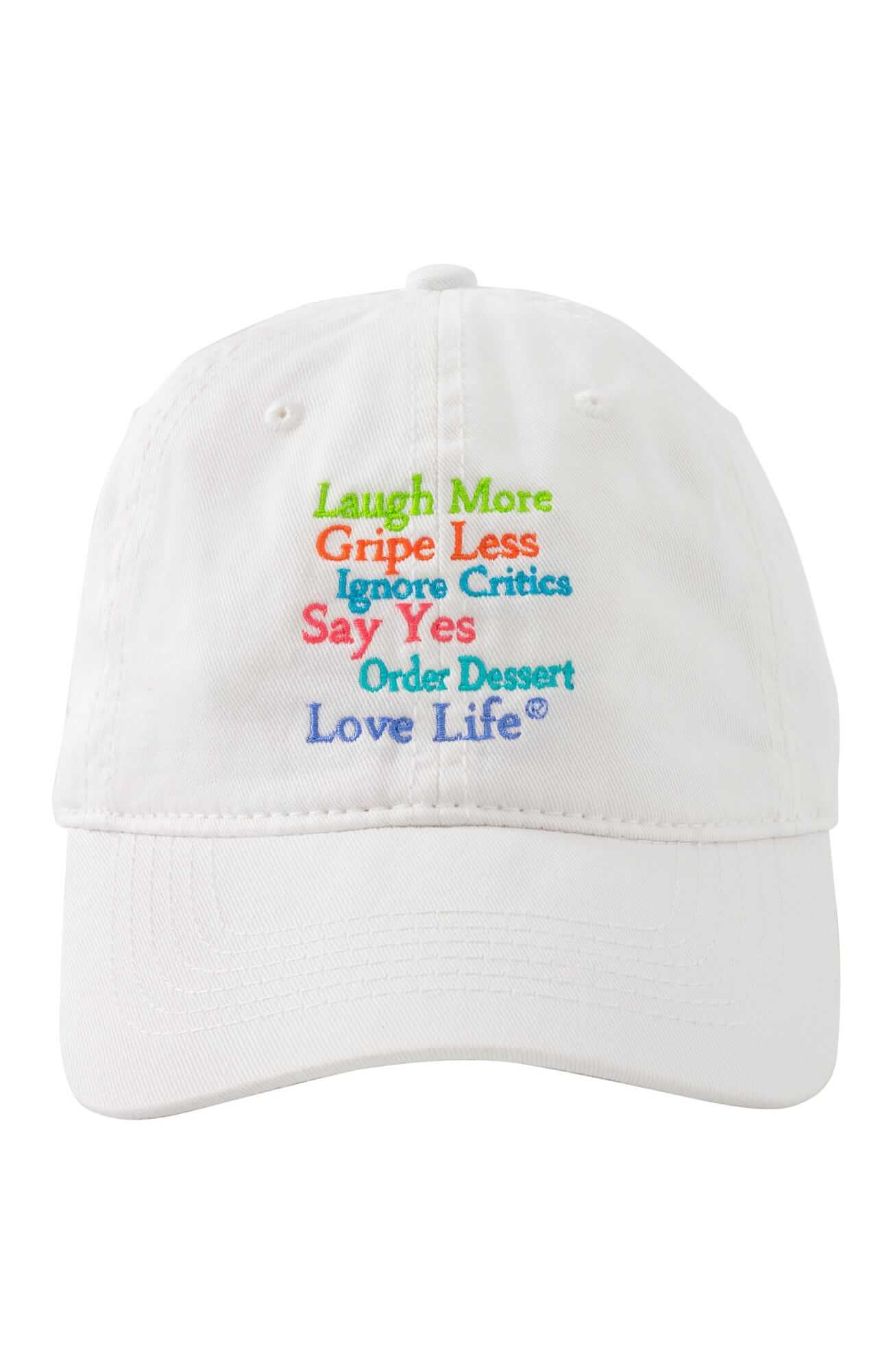 Laugh More Baseball Cap