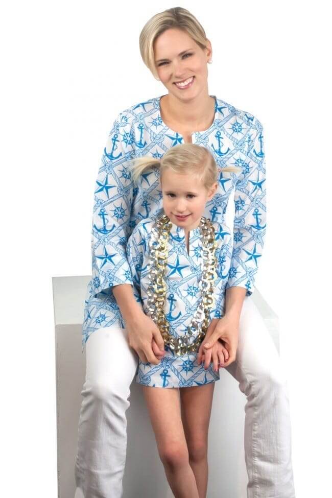 LP Tunic See Not Child - Final Sale Periwinkle