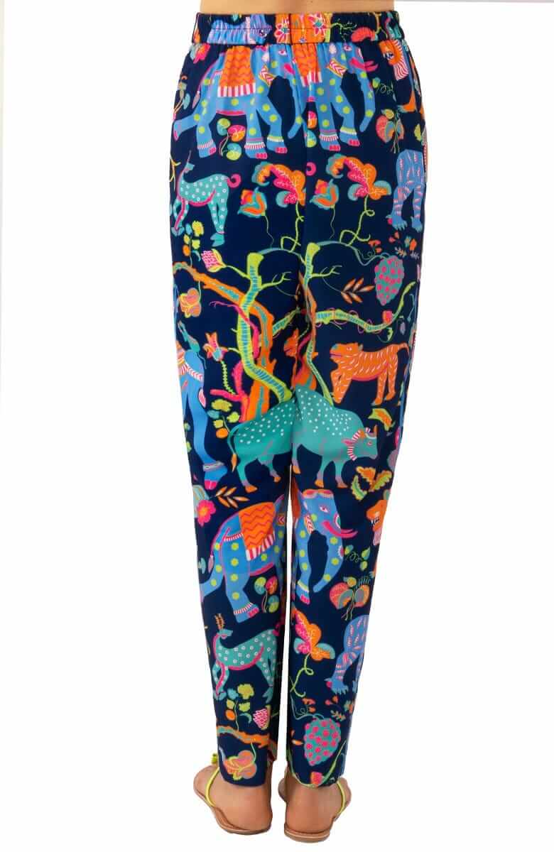 Bon Voyage Pant - Animal Kingdom - Final Sale Navy