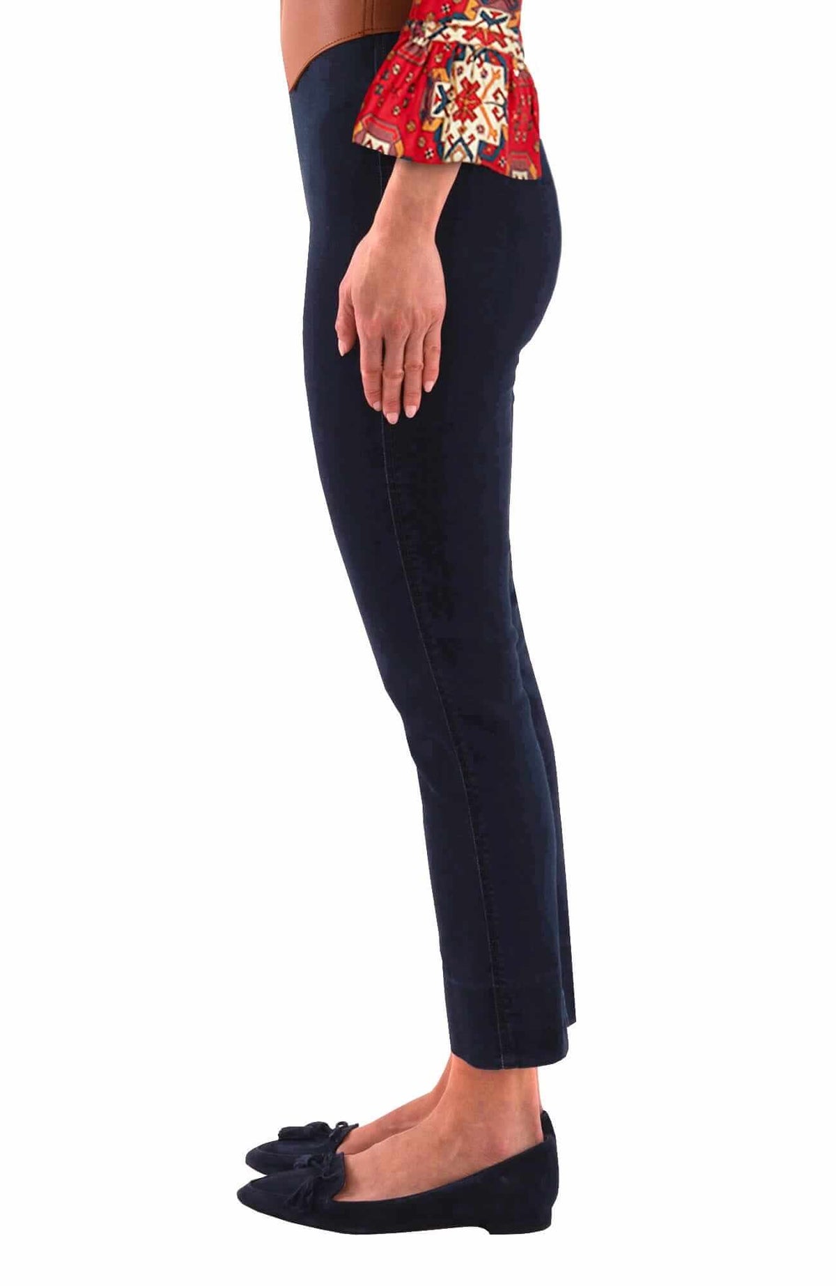 Gripeless Denim Pull On Pant Dark Denim