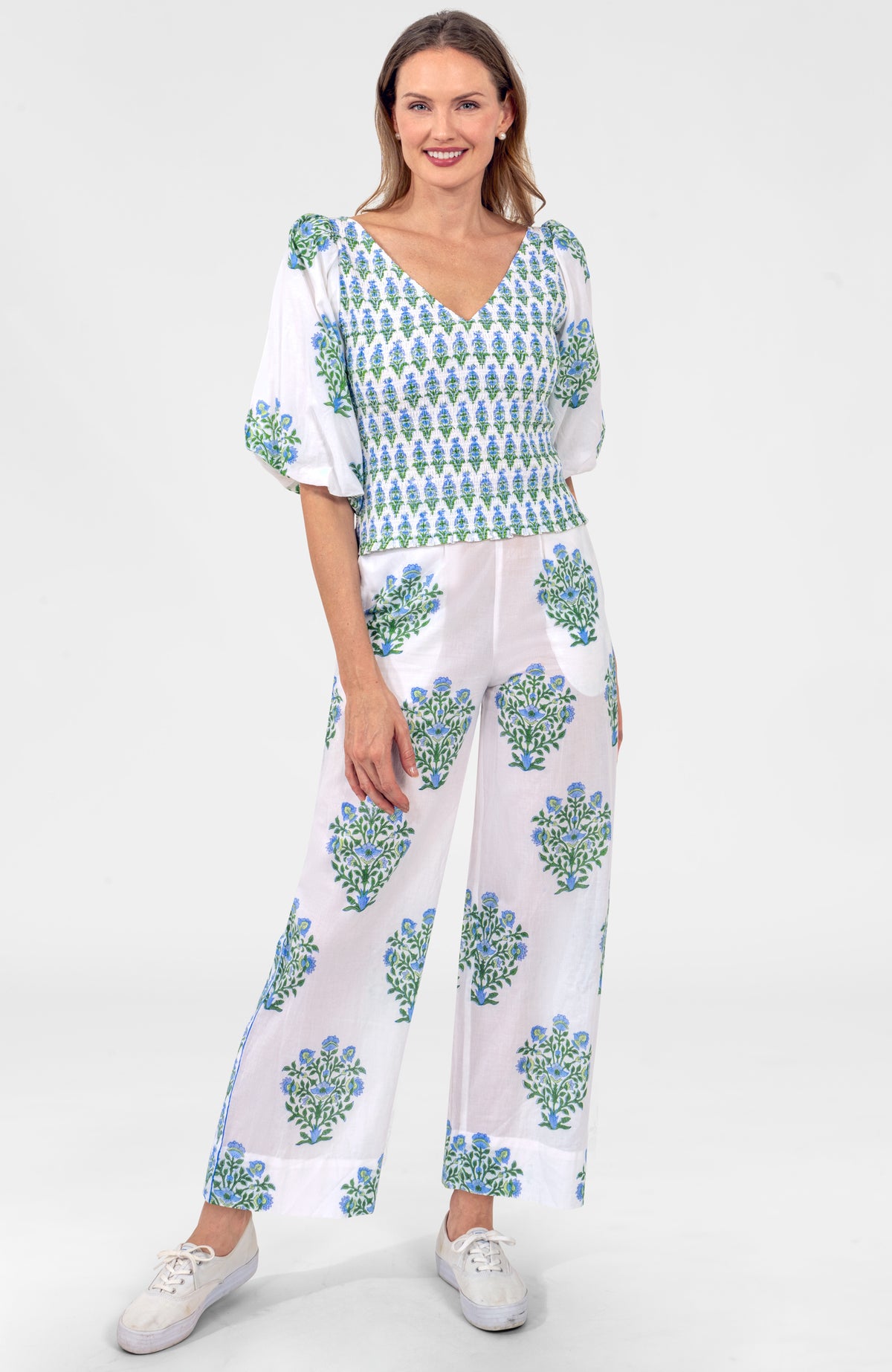 Crinkle Dimple Effortless Pant Kelly