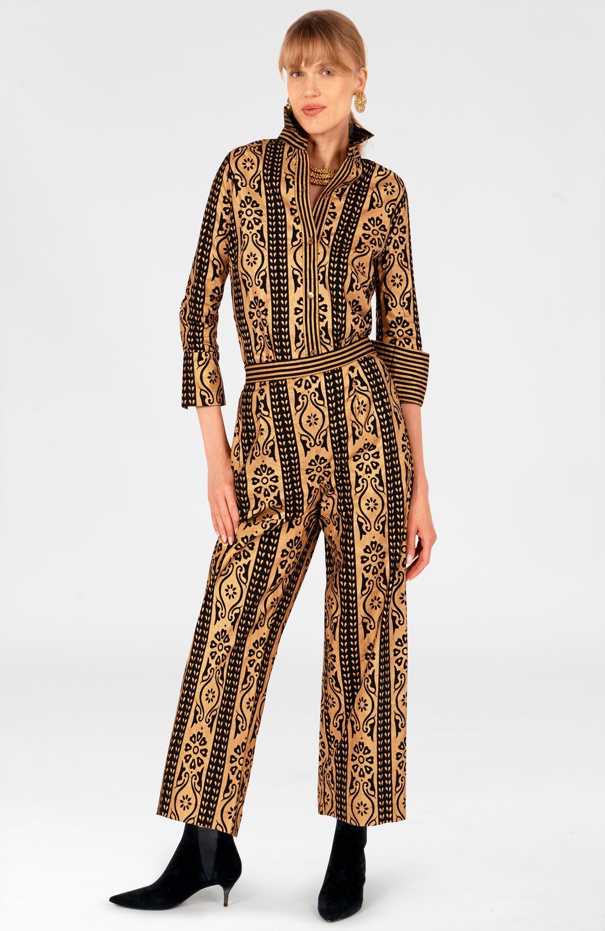 Effortless Pant - Sahara Gold Floral