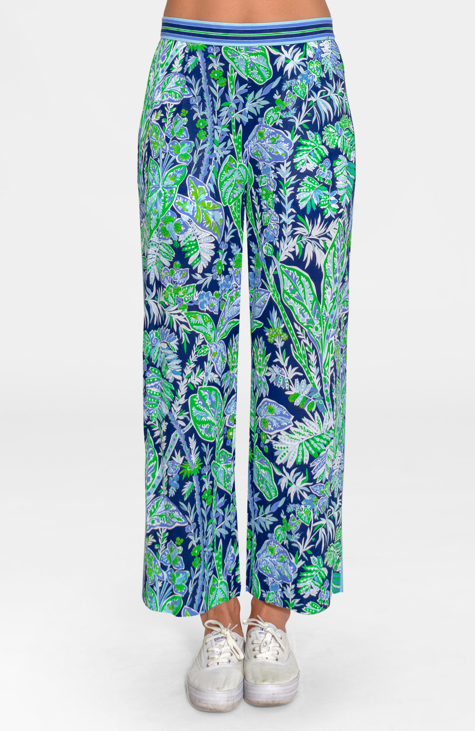 Effortless Pants - Vintage Vines Navy