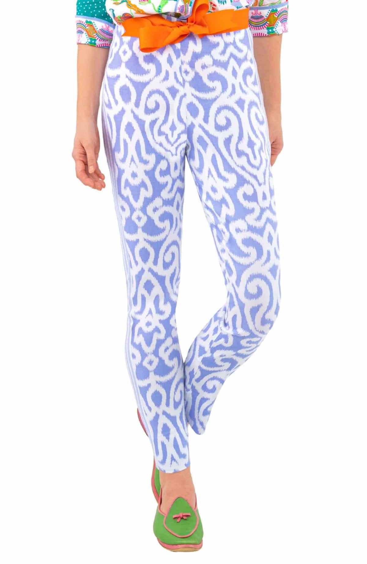 Gripeless Pull On Pant - Arabesque Periwinkle